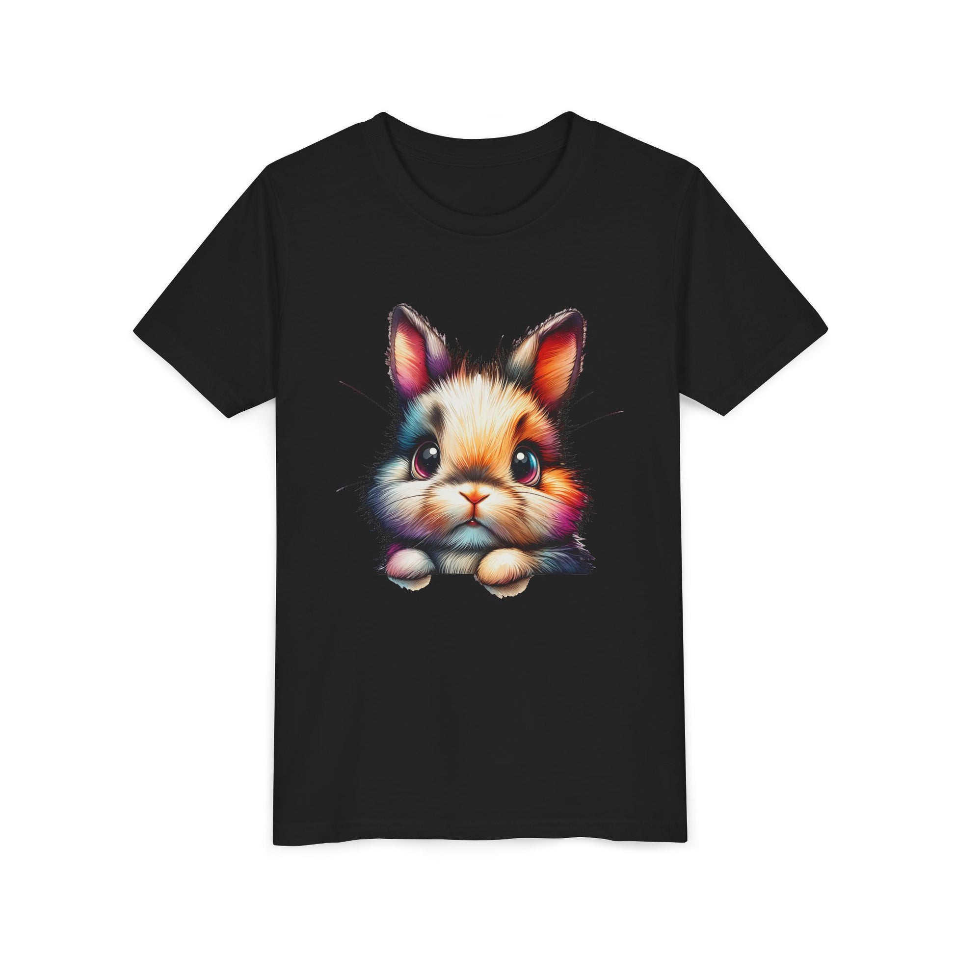 Colorful Bunny Youth Short Sleeve Tee