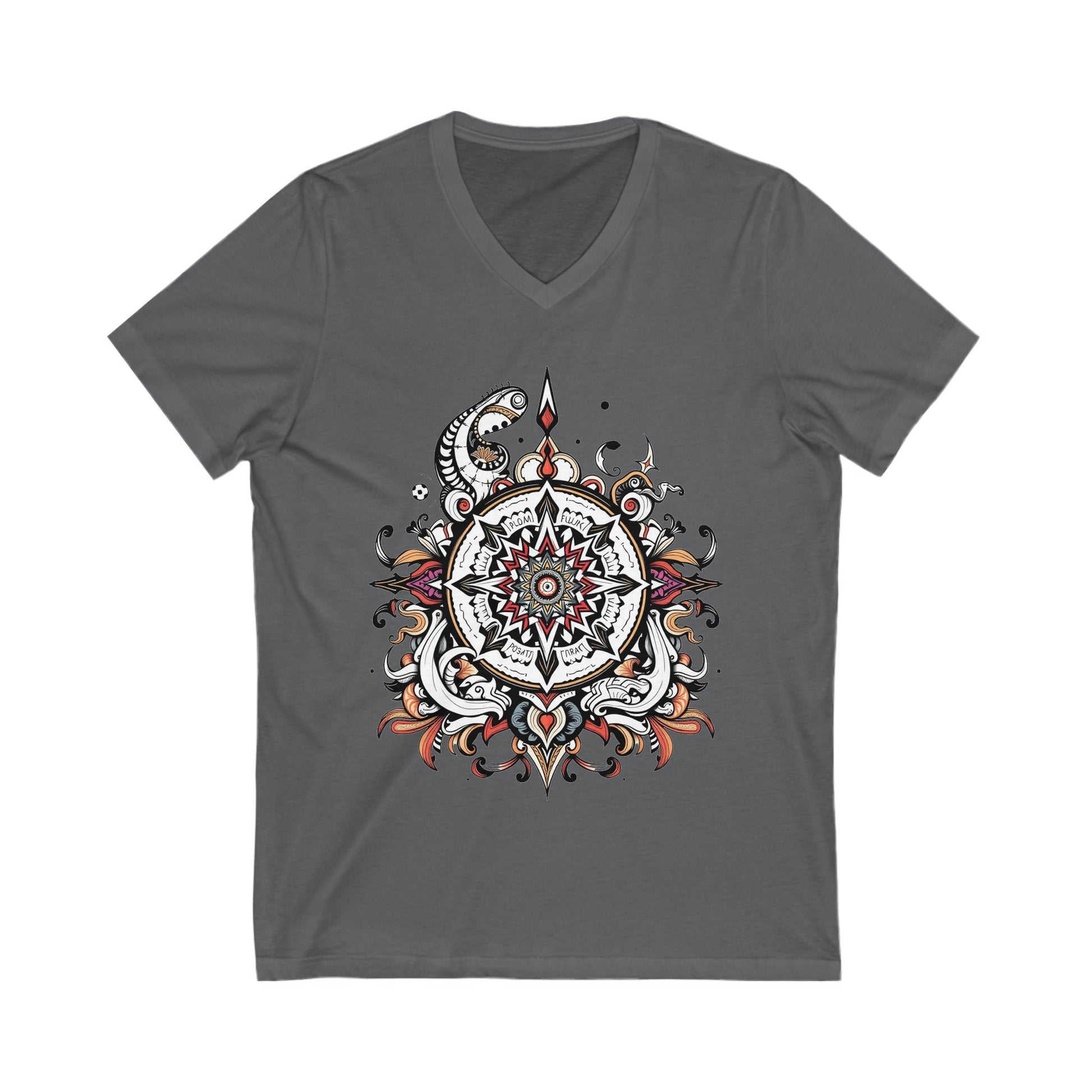 Colorful Mandala V-Neck