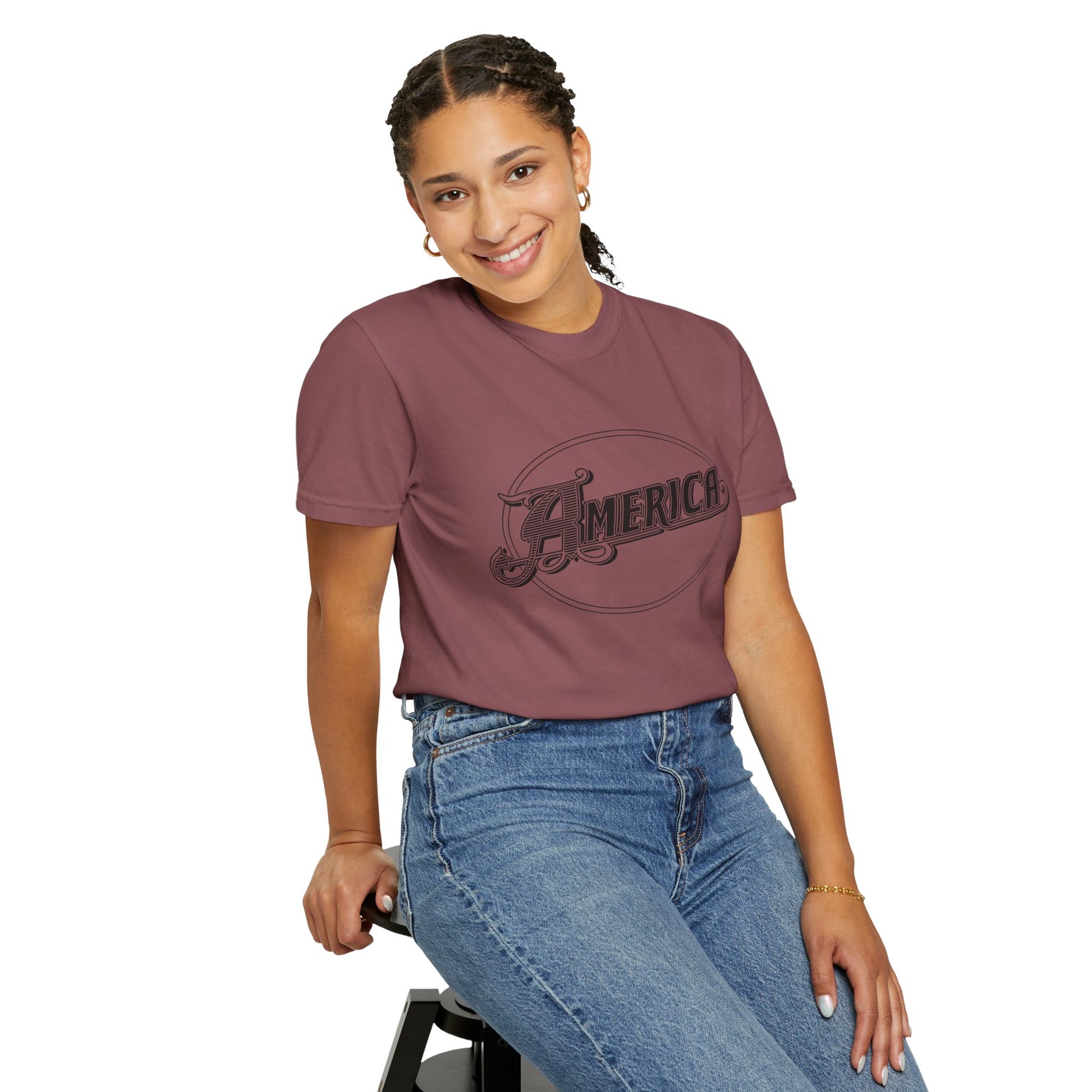 America Vintage Garment-Dyed T-Shirt