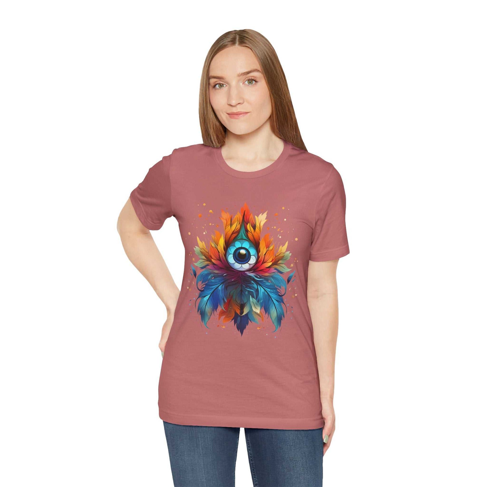 Vibrant Eye-Mandala Tee