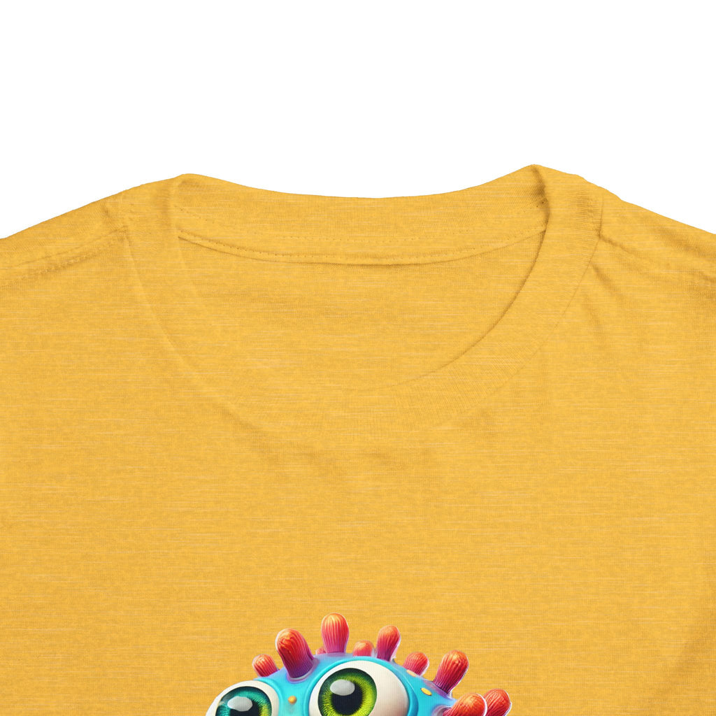 Colorful Toddler Tee with Fun Monster Design
