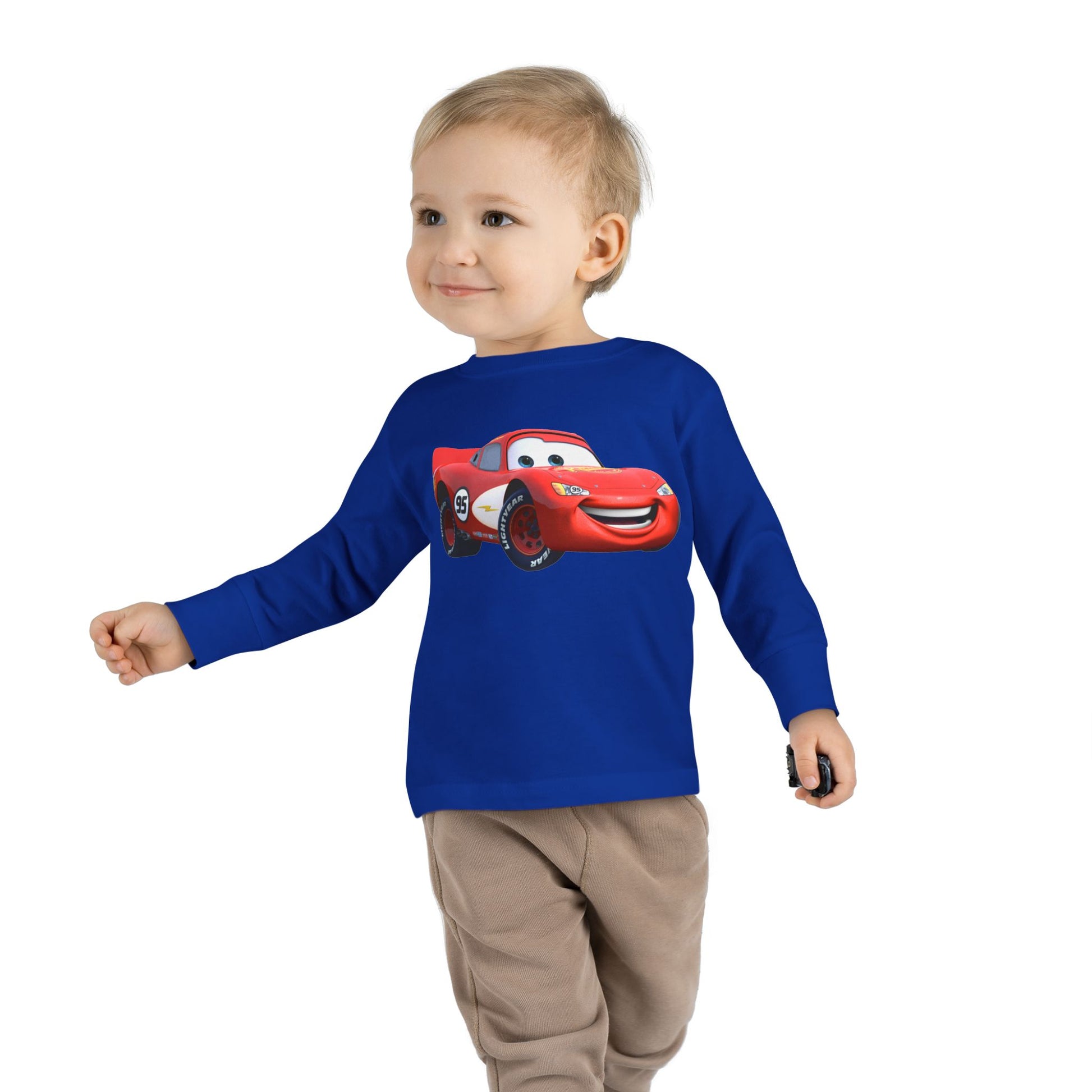 Toddler Cars Graphic Long Sleeve Tee