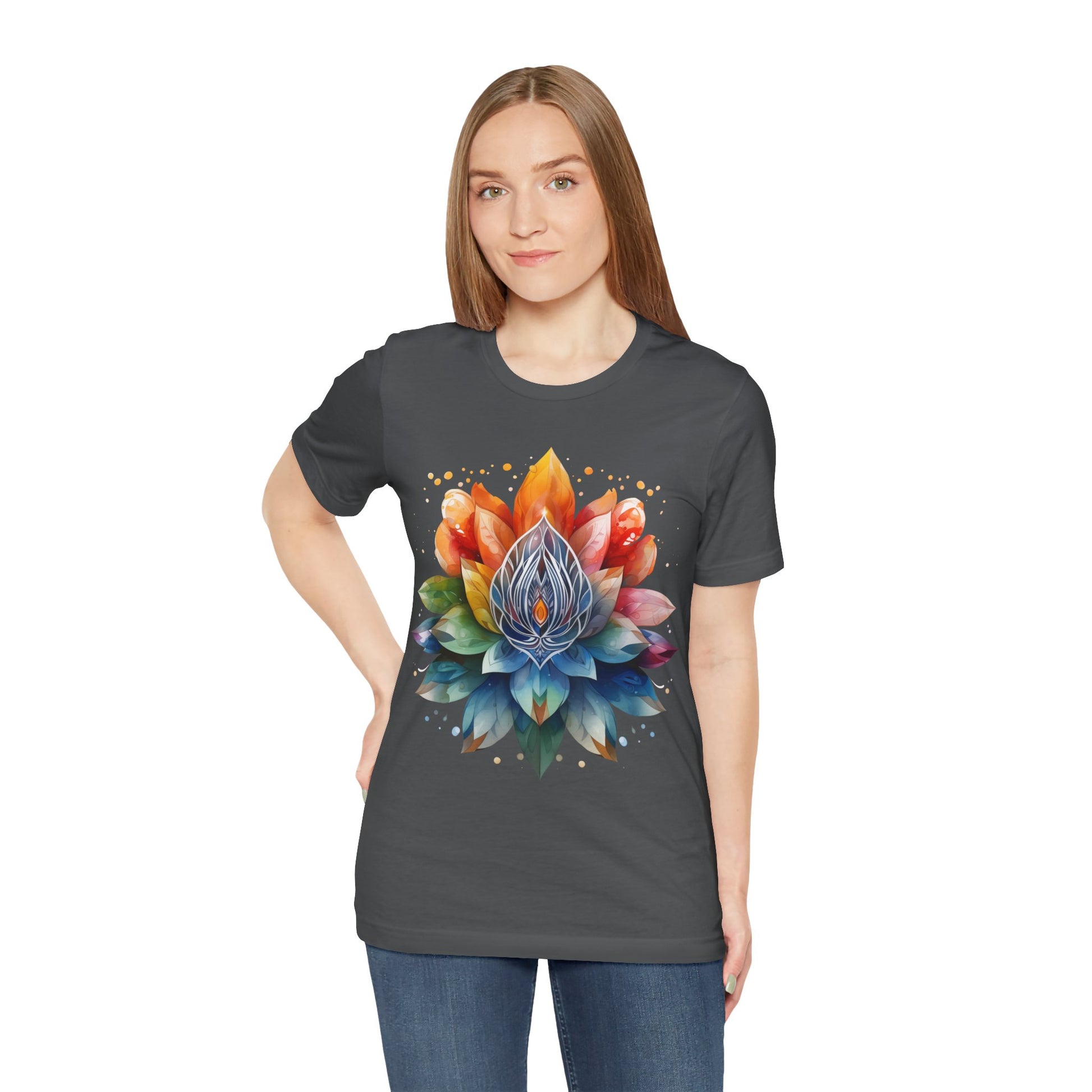 Colorful Lotus Flower T-Shirt