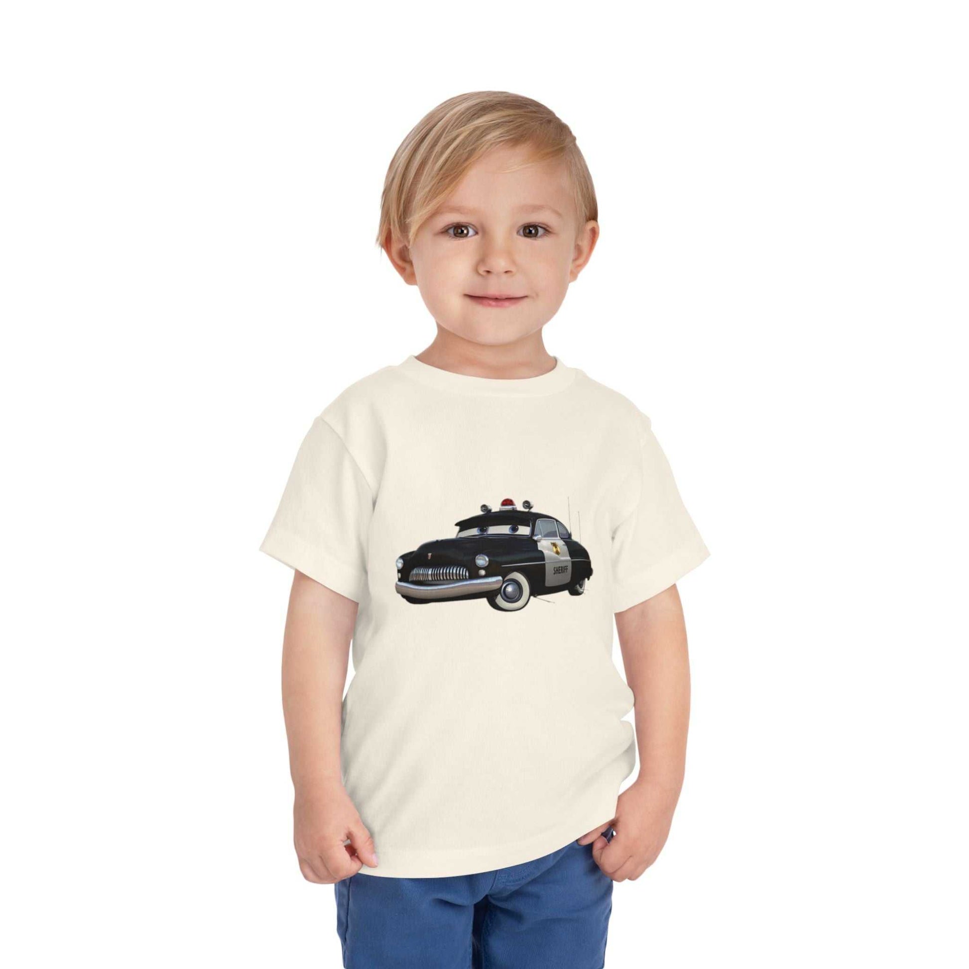 Police Car Toddler Tee