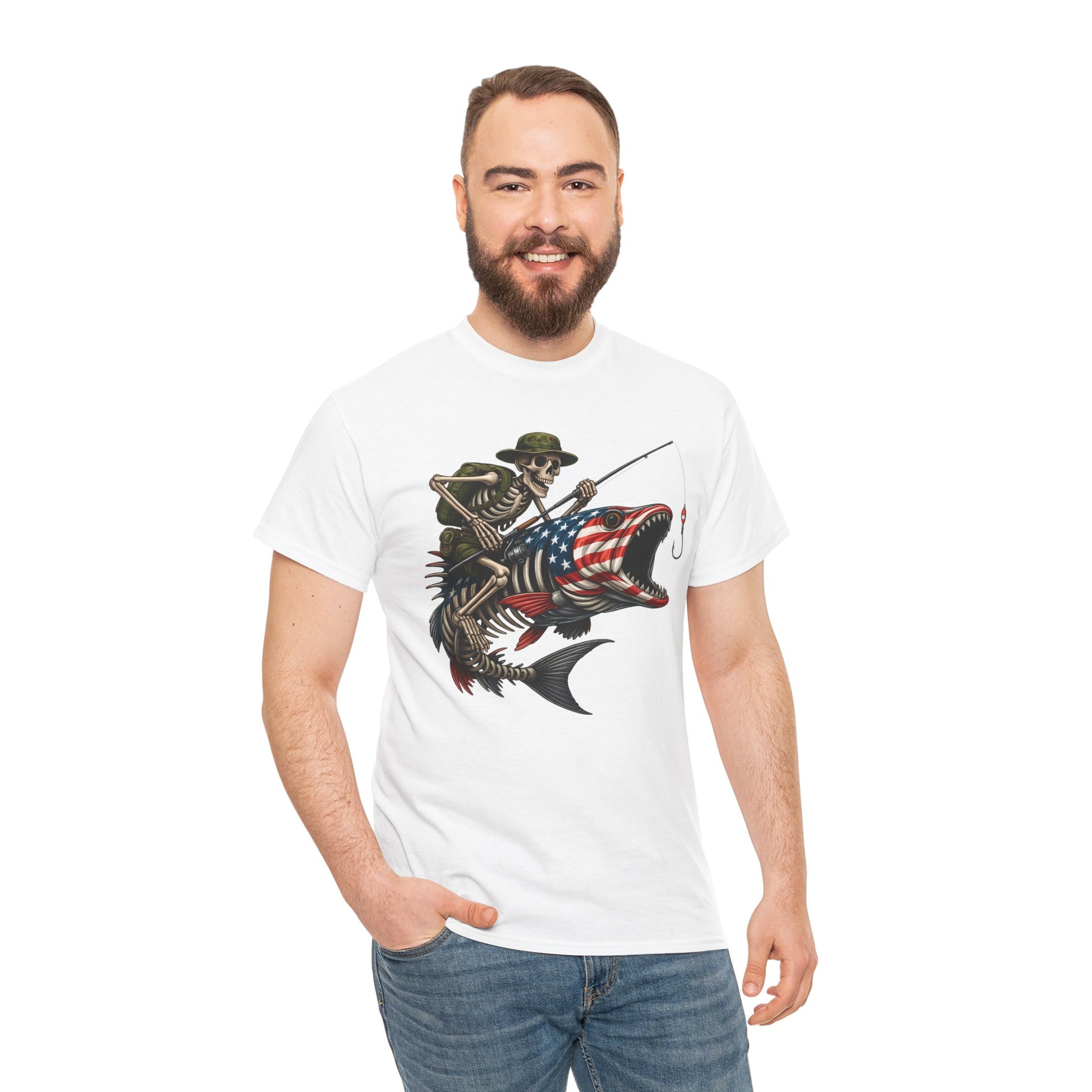 Fishing Skeleton Tee