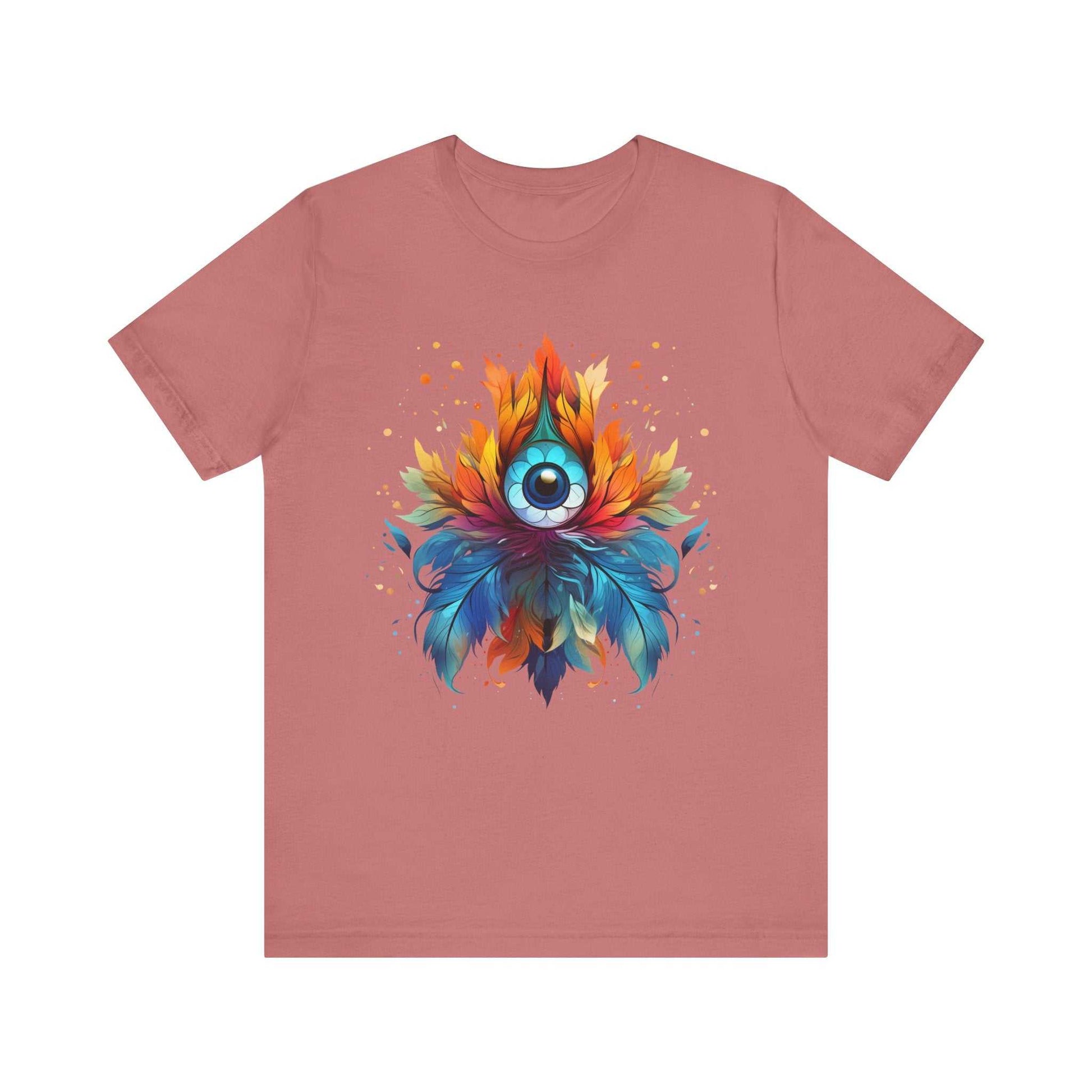 Vibrant Eye-Mandala Tee