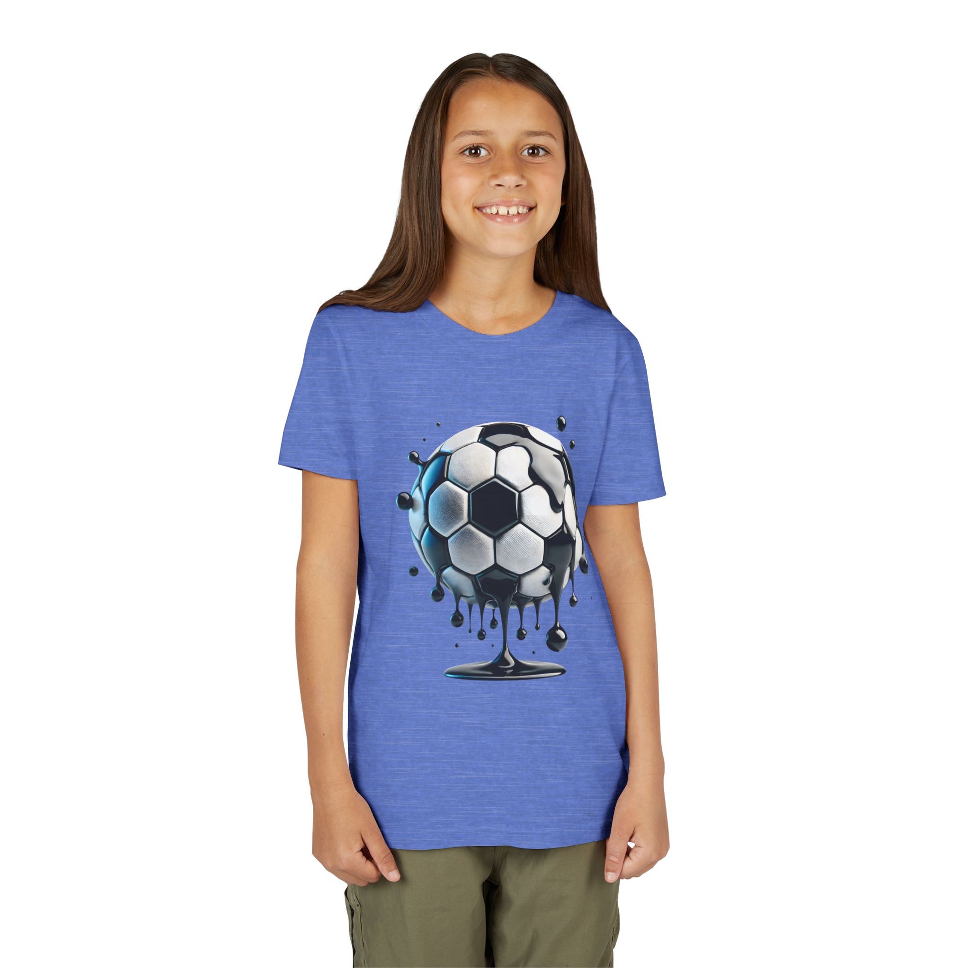 Dripping Soccer Ball Youth Tee