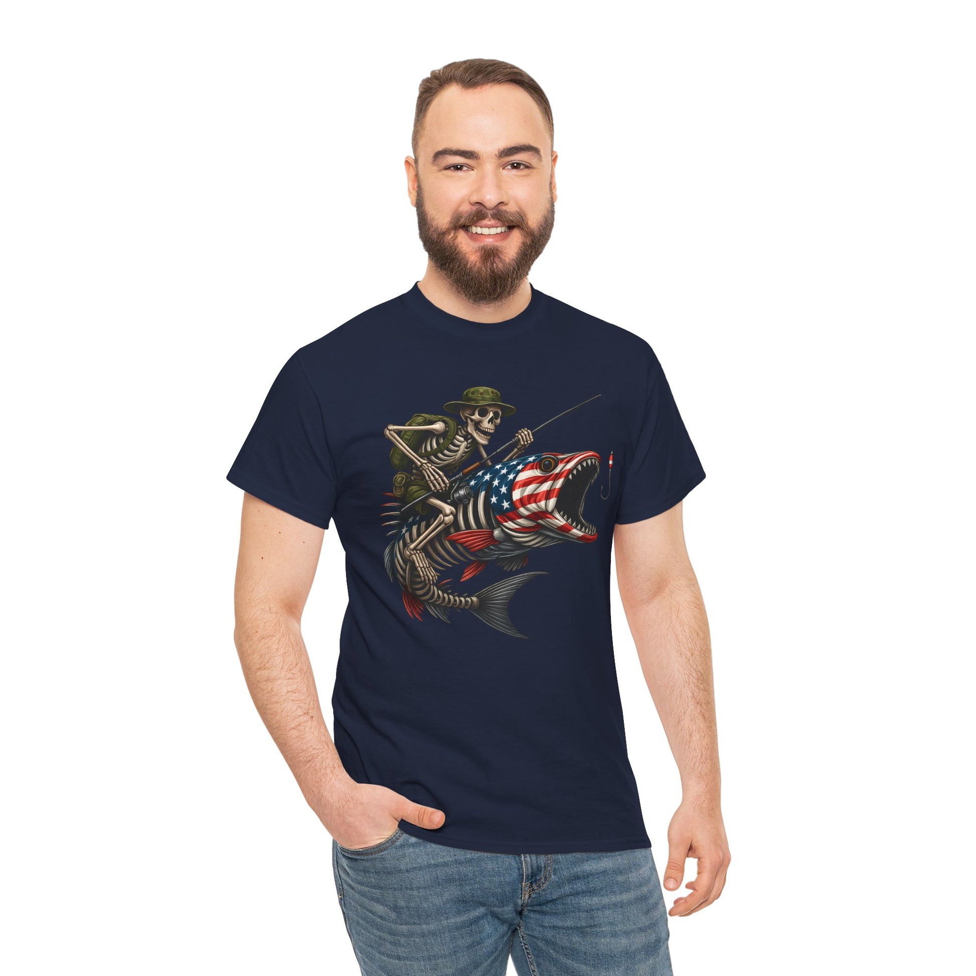 Fishing Skeleton Tee