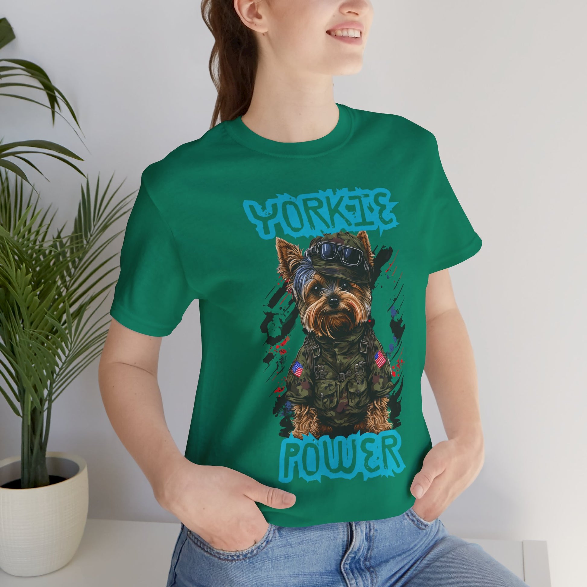 Yorkie Power Unisex Tee