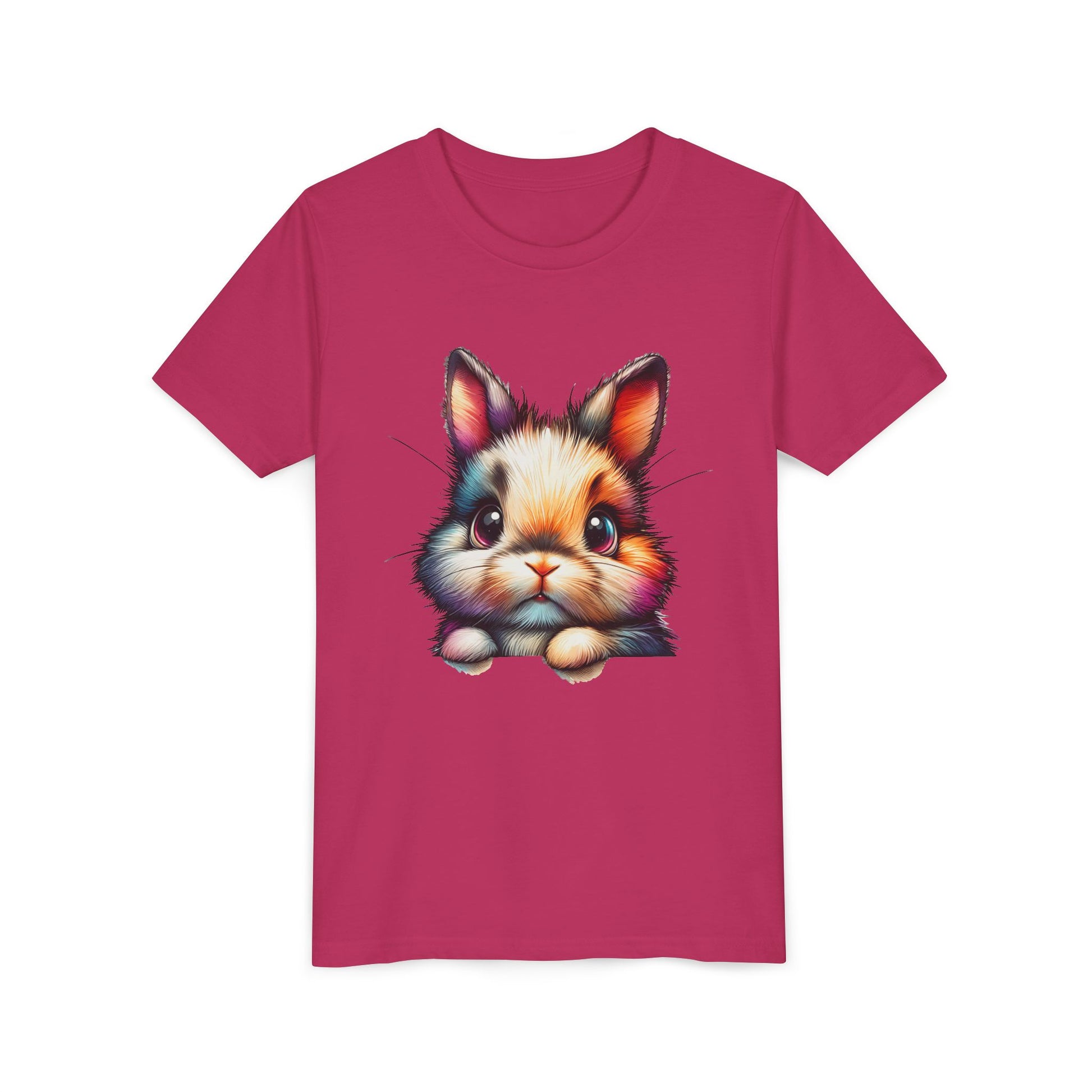 Colorful Bunny Youth Short Sleeve Tee