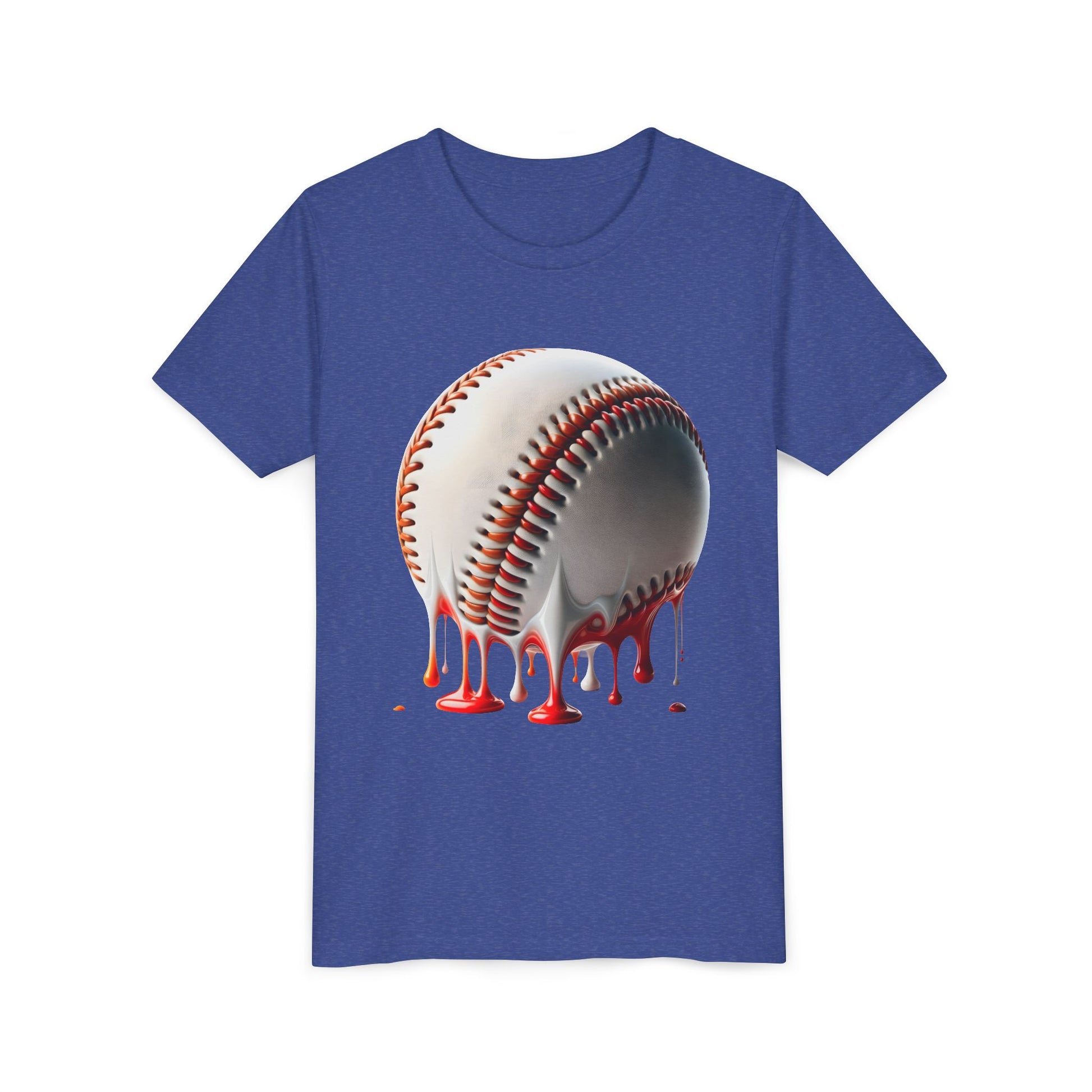 Youth Baseball Inspired Dripping Tee