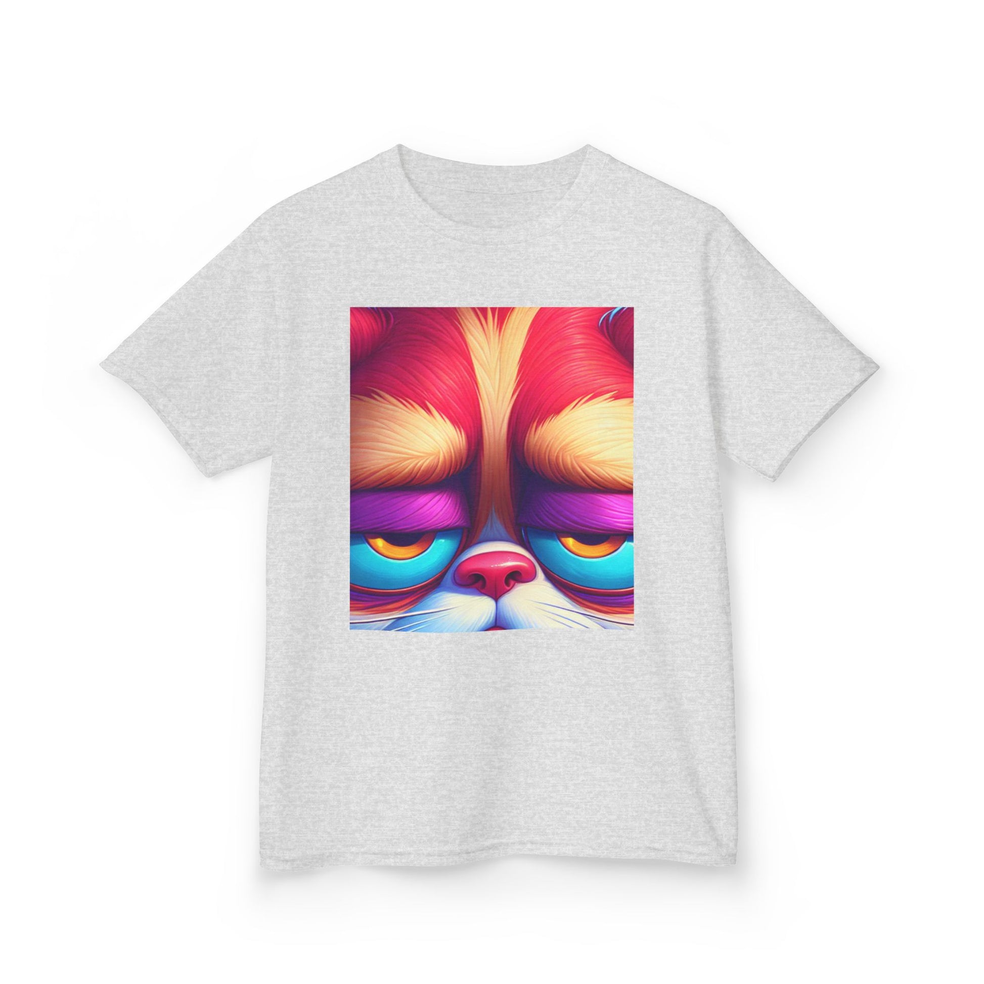 Colorful Grumpy Cat Kids Tee