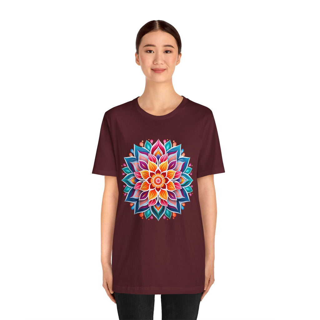 Vibrant Mandala Graphic Tee