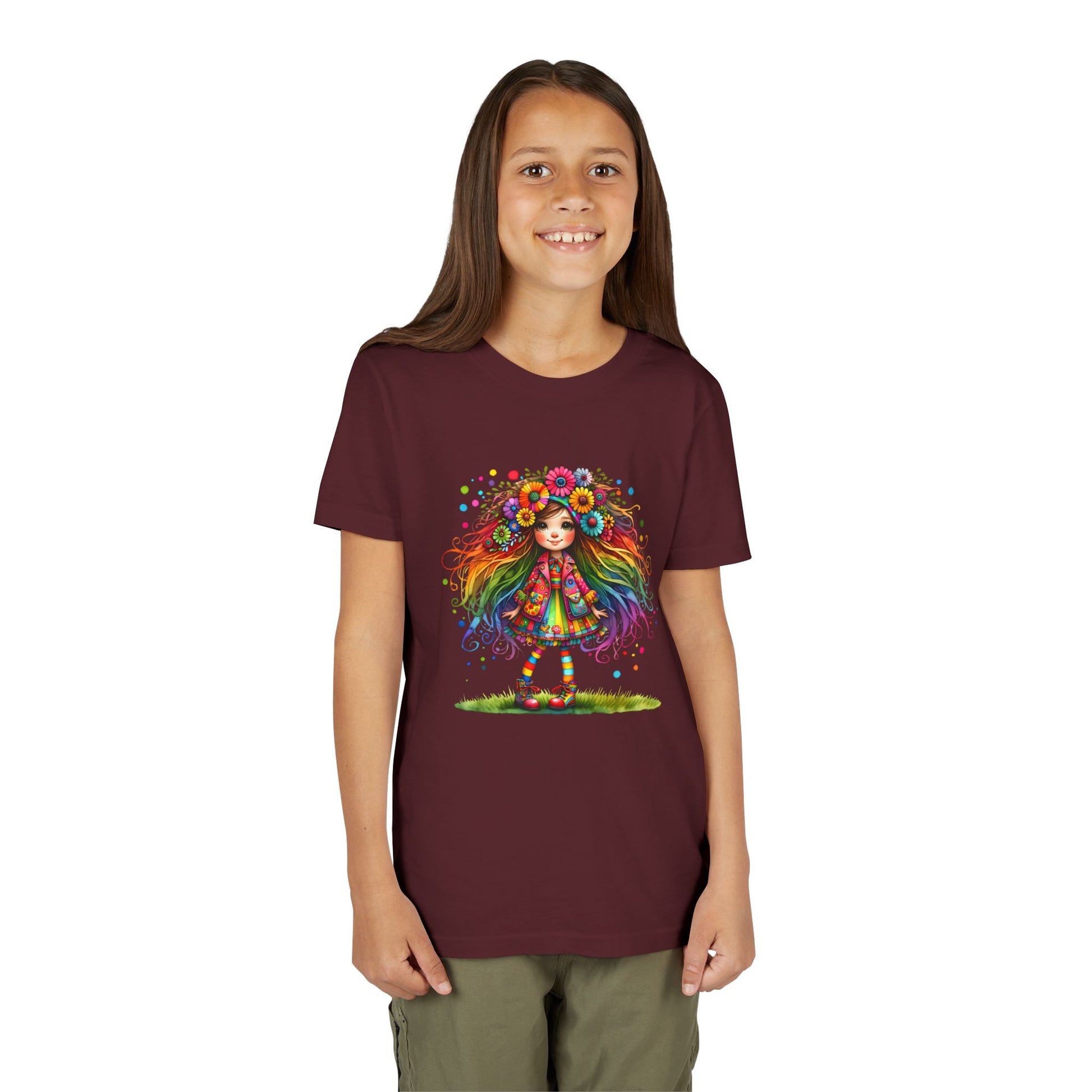 Whimsical Flower Child Youth Tee