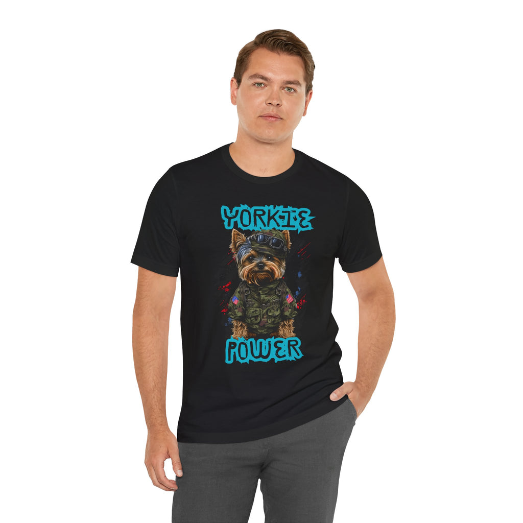 Yorkie Power Unisex Tee