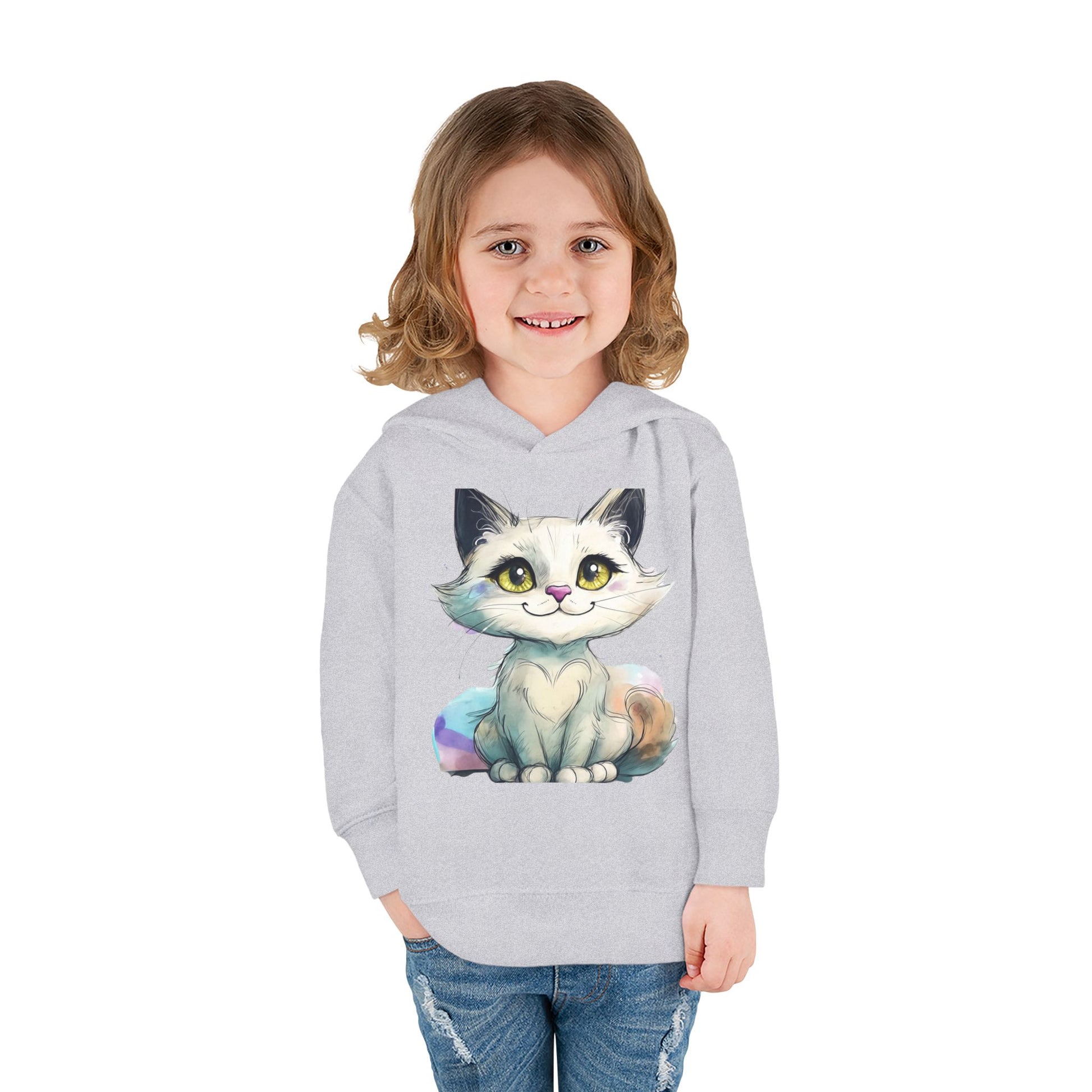 Cute Cat Toddler Hoodie