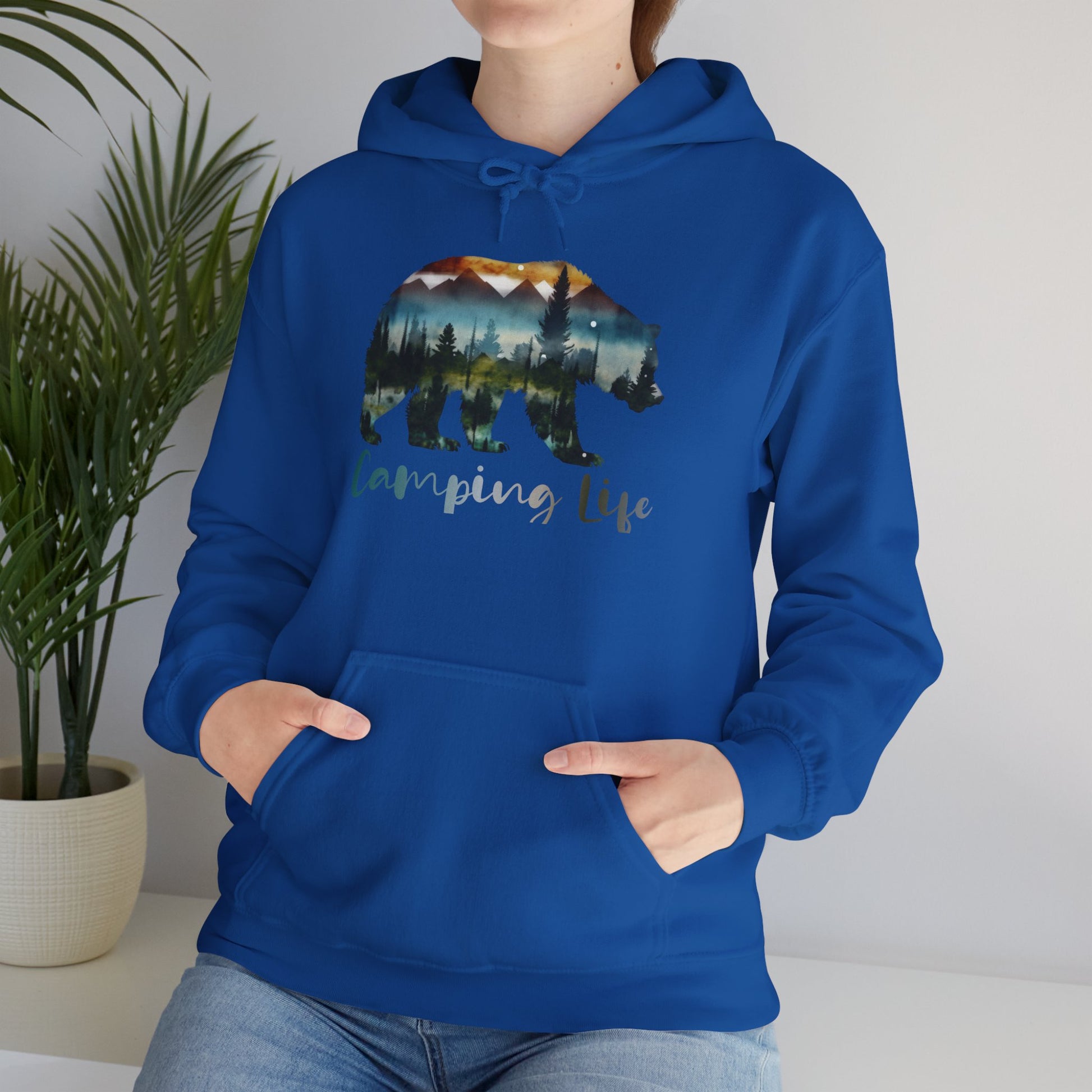 Camping Life Bear Hoodie