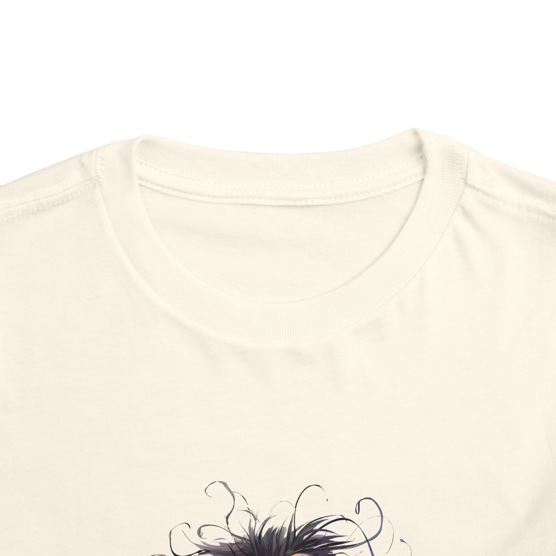 Whimsical Toddler Short Sleeve Tee with Adorable Cartoon Bird