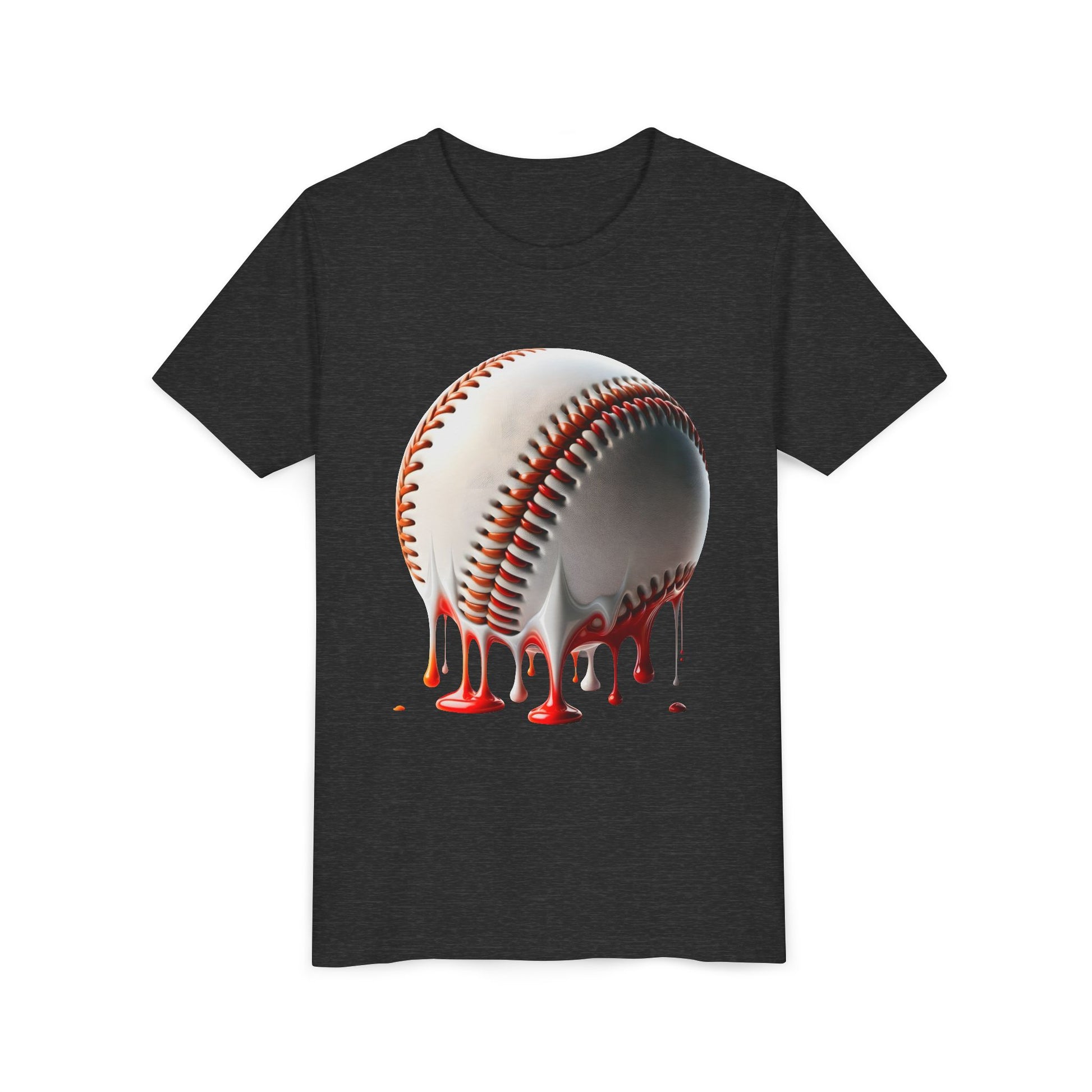 Youth Baseball Inspired Dripping Tee