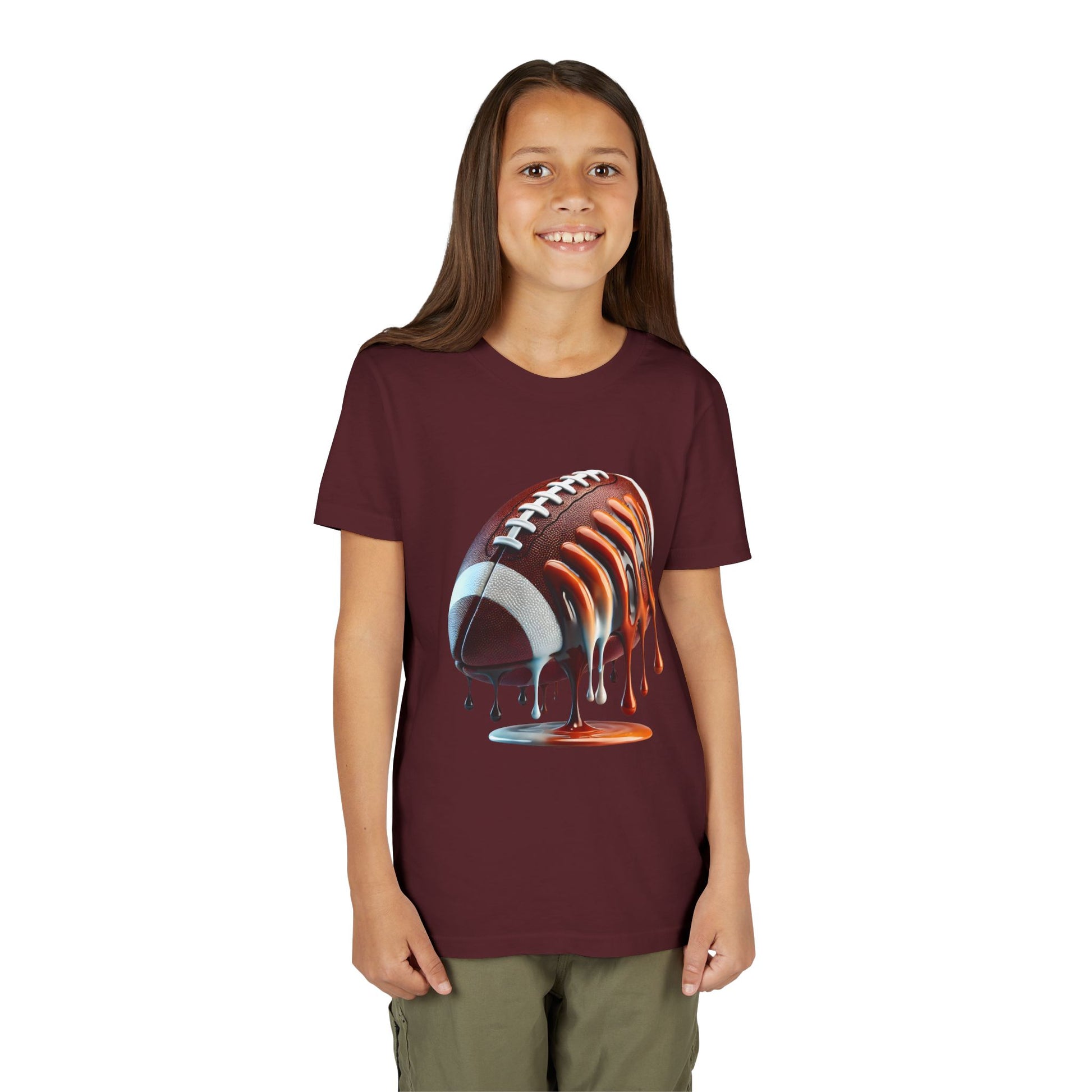 Dripping Football Youth Tee