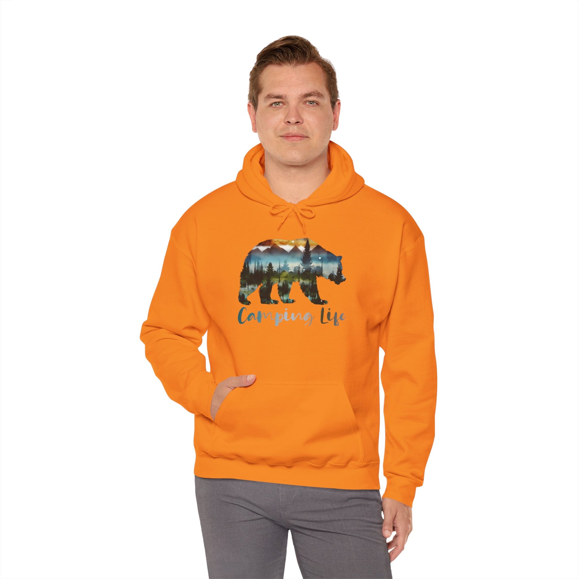 Camping Life Bear Hoodie