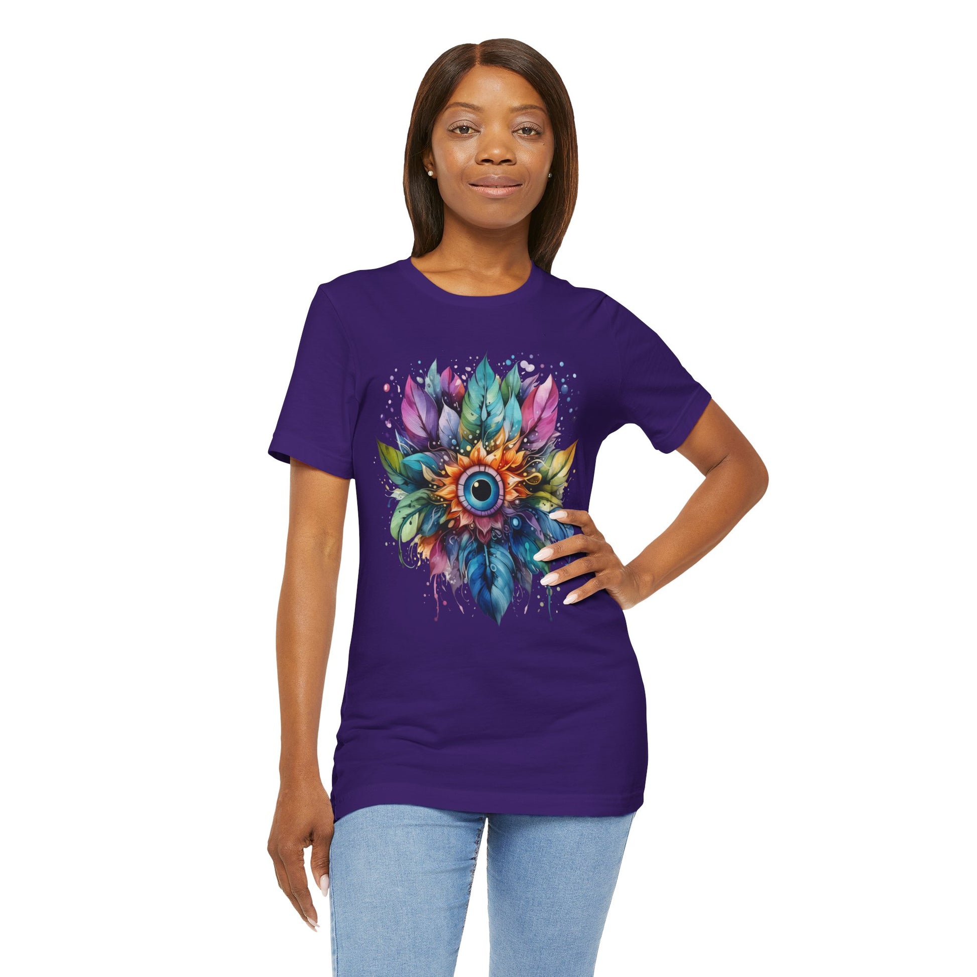 Colorful Eye Design Unisex Tee
