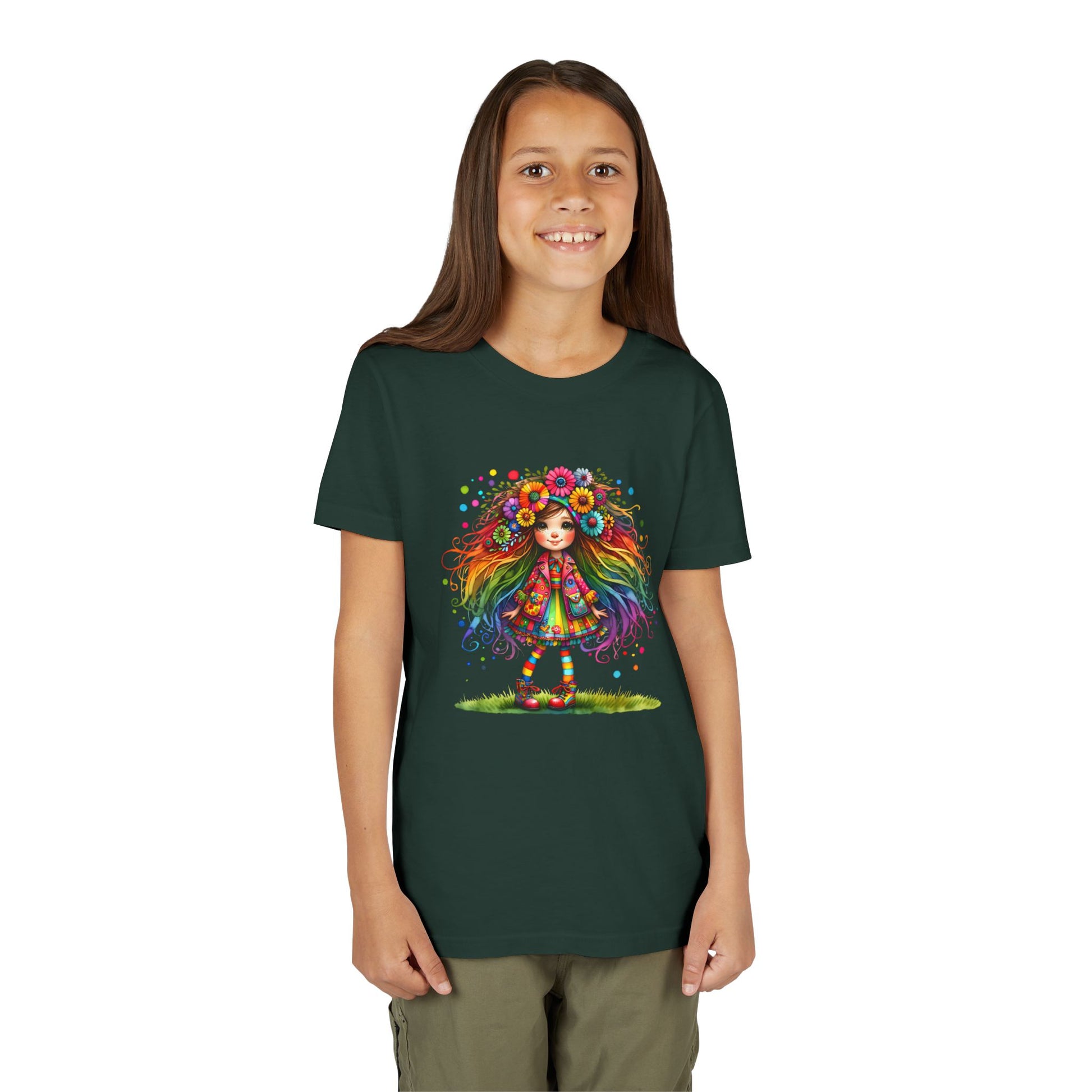 Whimsical Flower Child Youth Tee