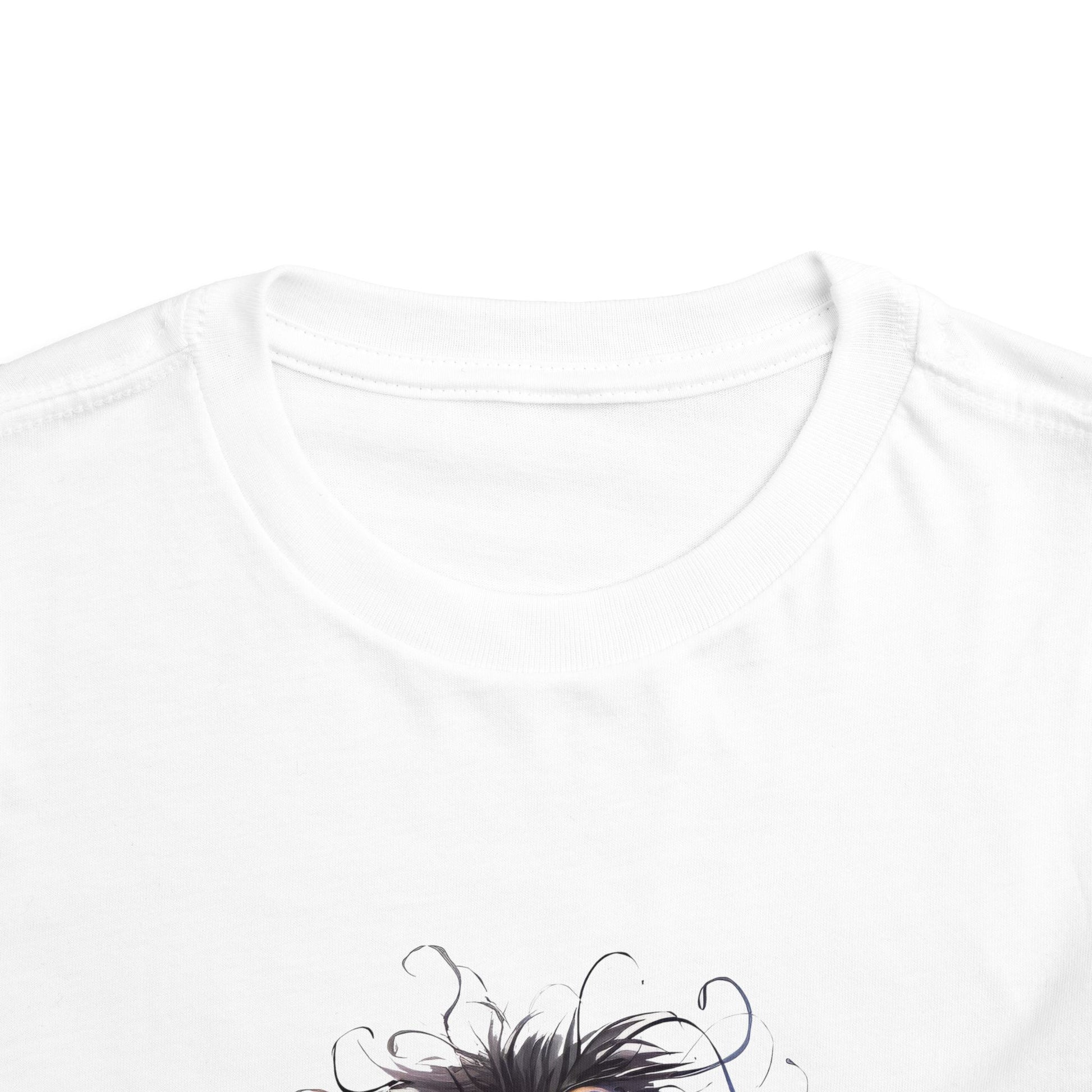 Whimsical Toddler Short Sleeve Tee with Adorable Cartoon Bird