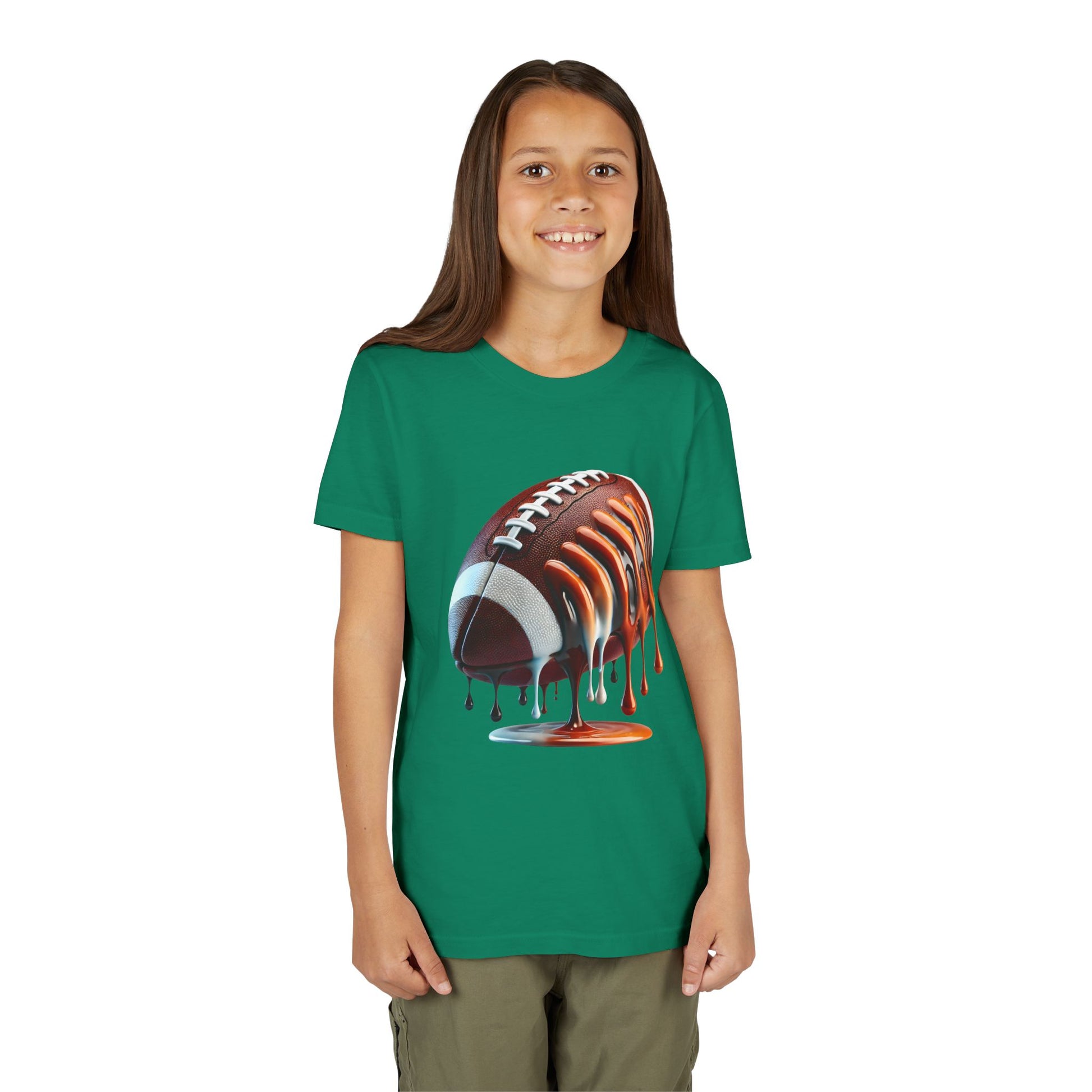 Dripping Football Youth Tee