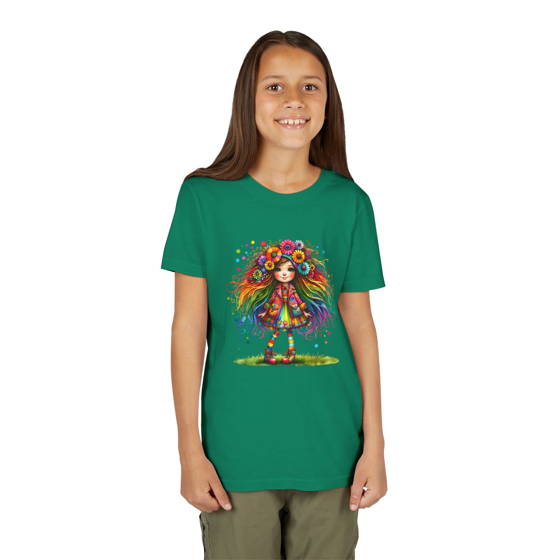 Whimsical Flower Child Youth Tee