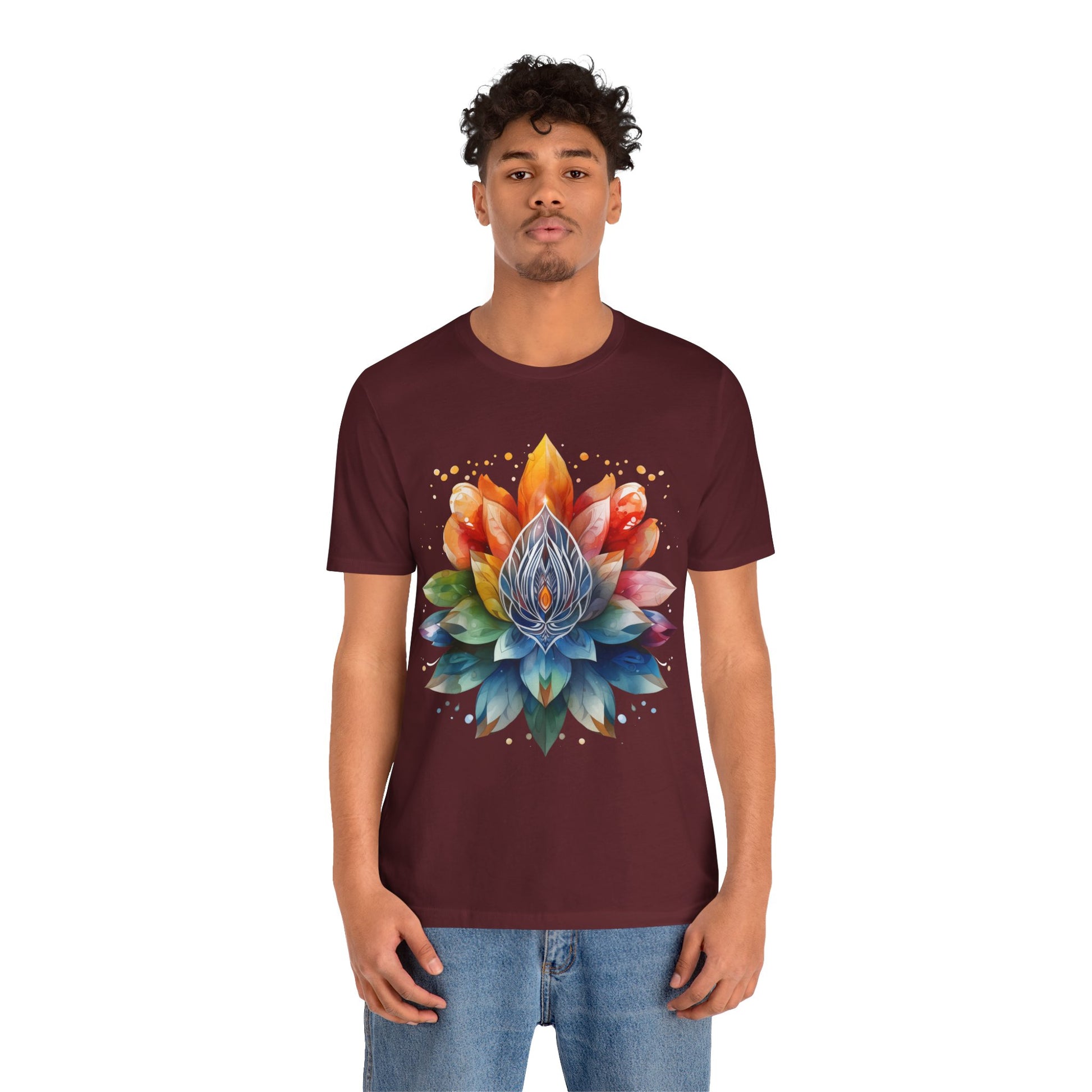 Colorful Lotus Flower T-Shirt