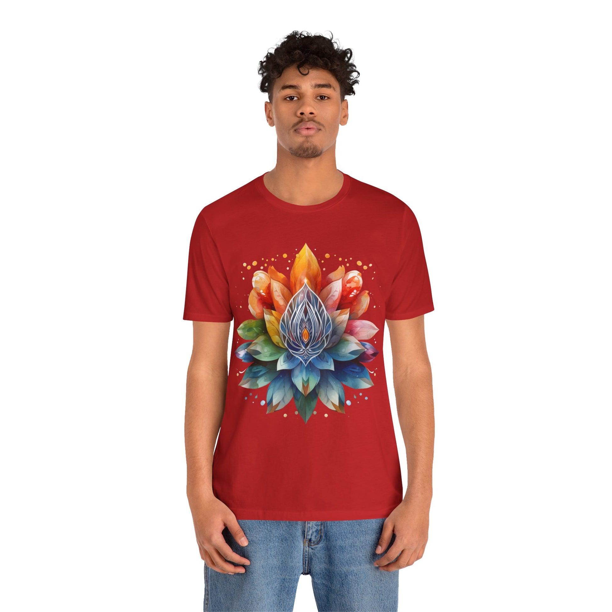 Colorful Lotus Flower T-Shirt