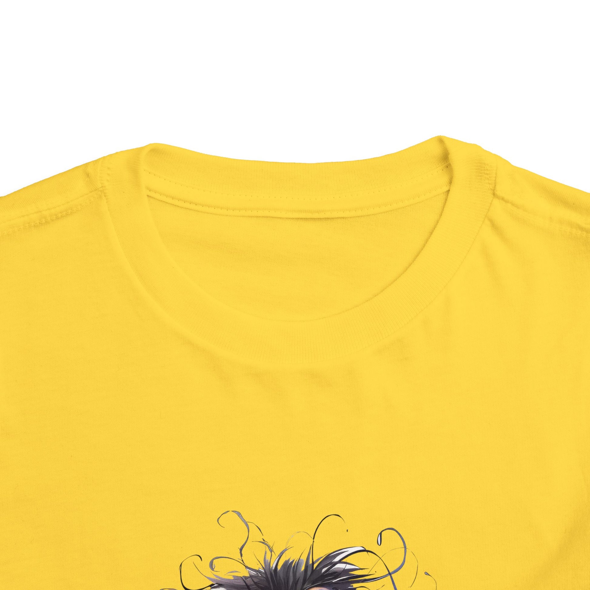 Whimsical Toddler Short Sleeve Tee with Adorable Cartoon Bird