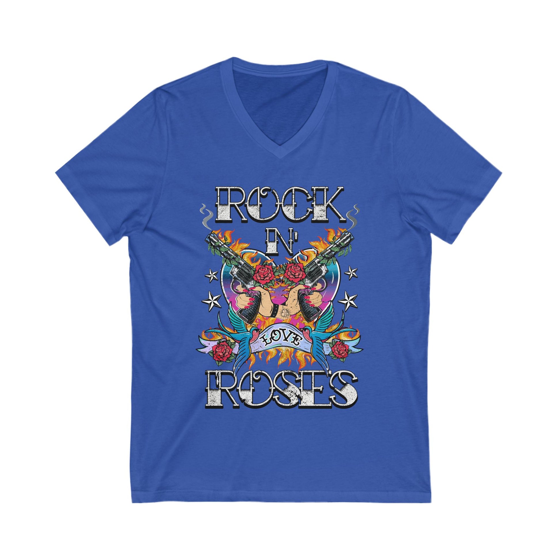 Rock 'n' Roses V-Neck