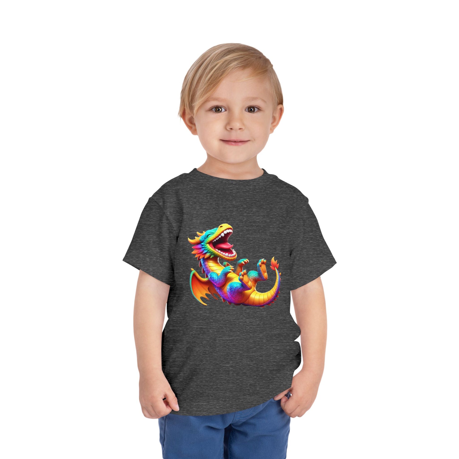 Rainbow Dinosaur Toddler Tee