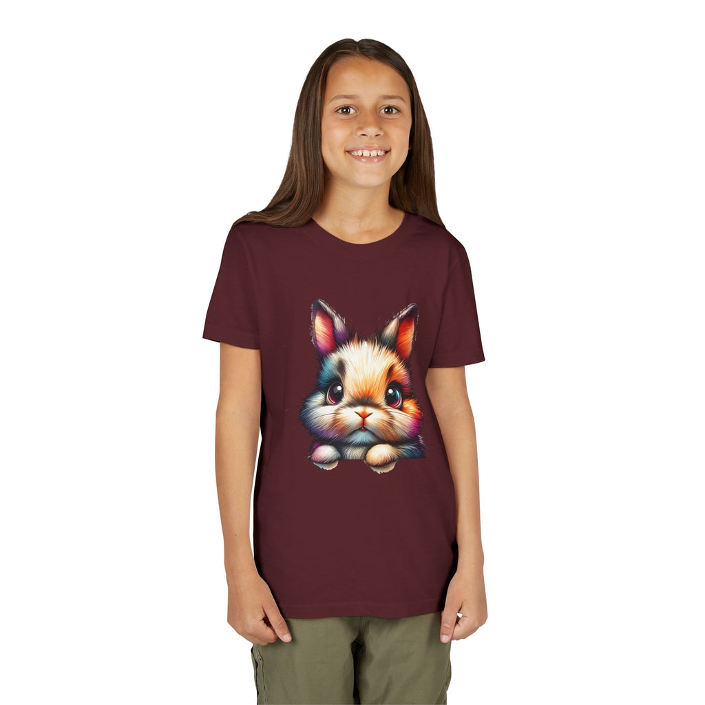 Colorful Bunny Youth Short Sleeve Tee