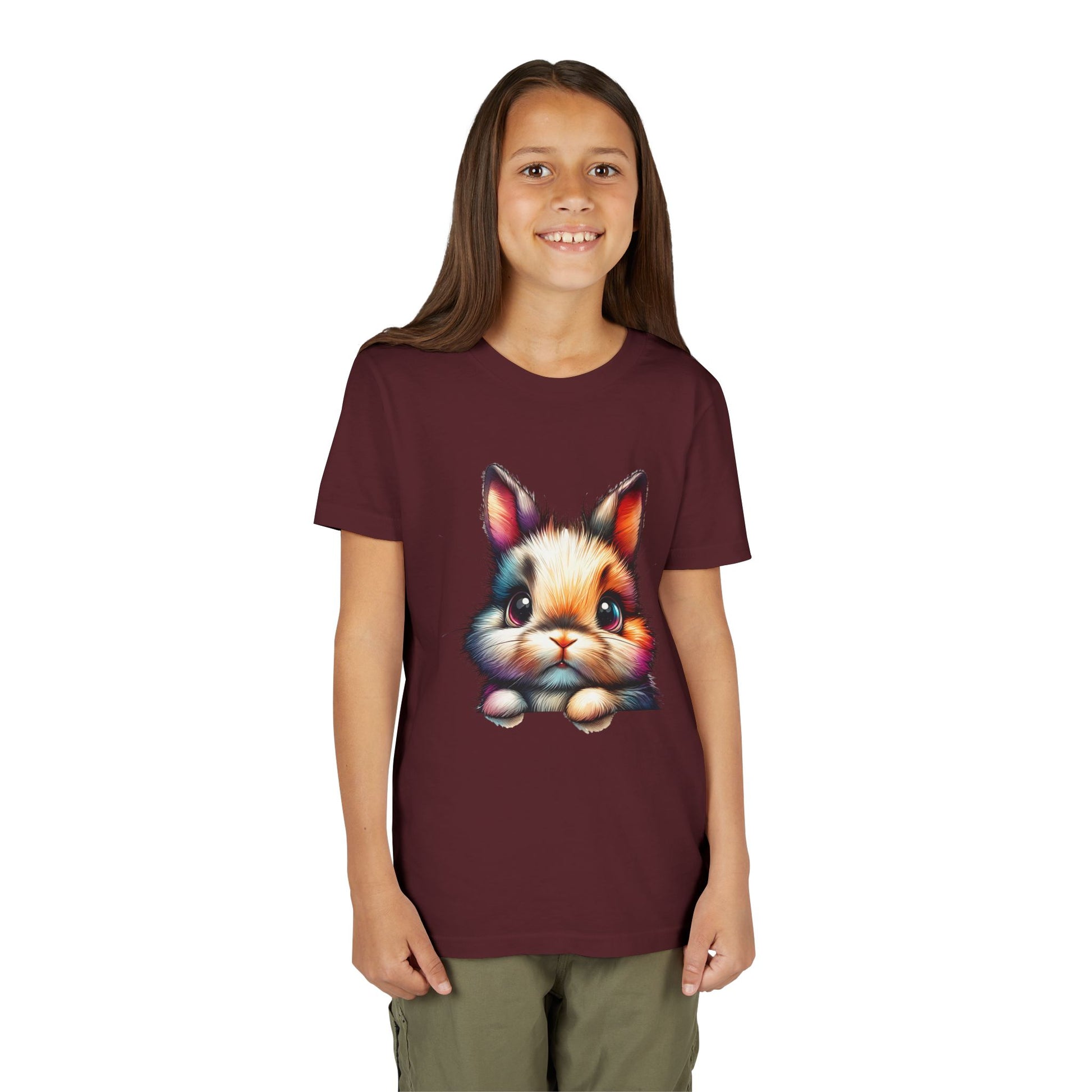 Colorful Bunny Youth Short Sleeve Tee