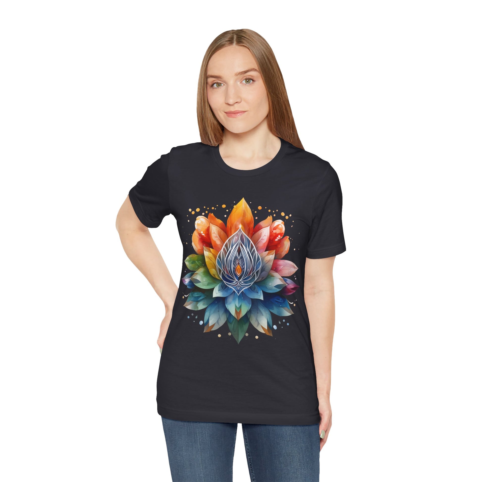 Colorful Lotus Flower T-Shirt