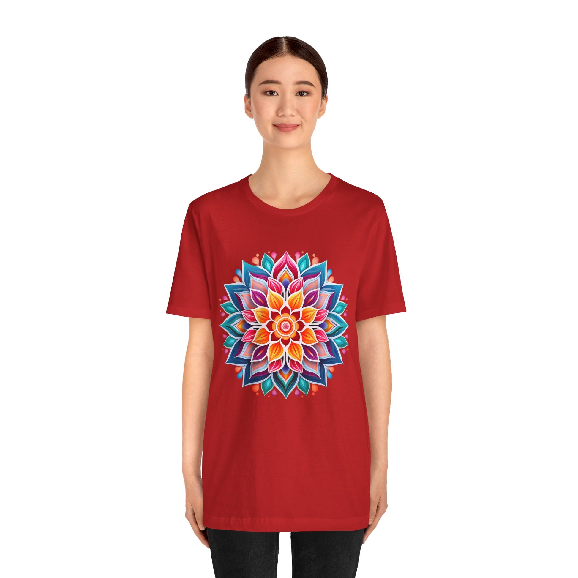 Vibrant Mandala Graphic Tee