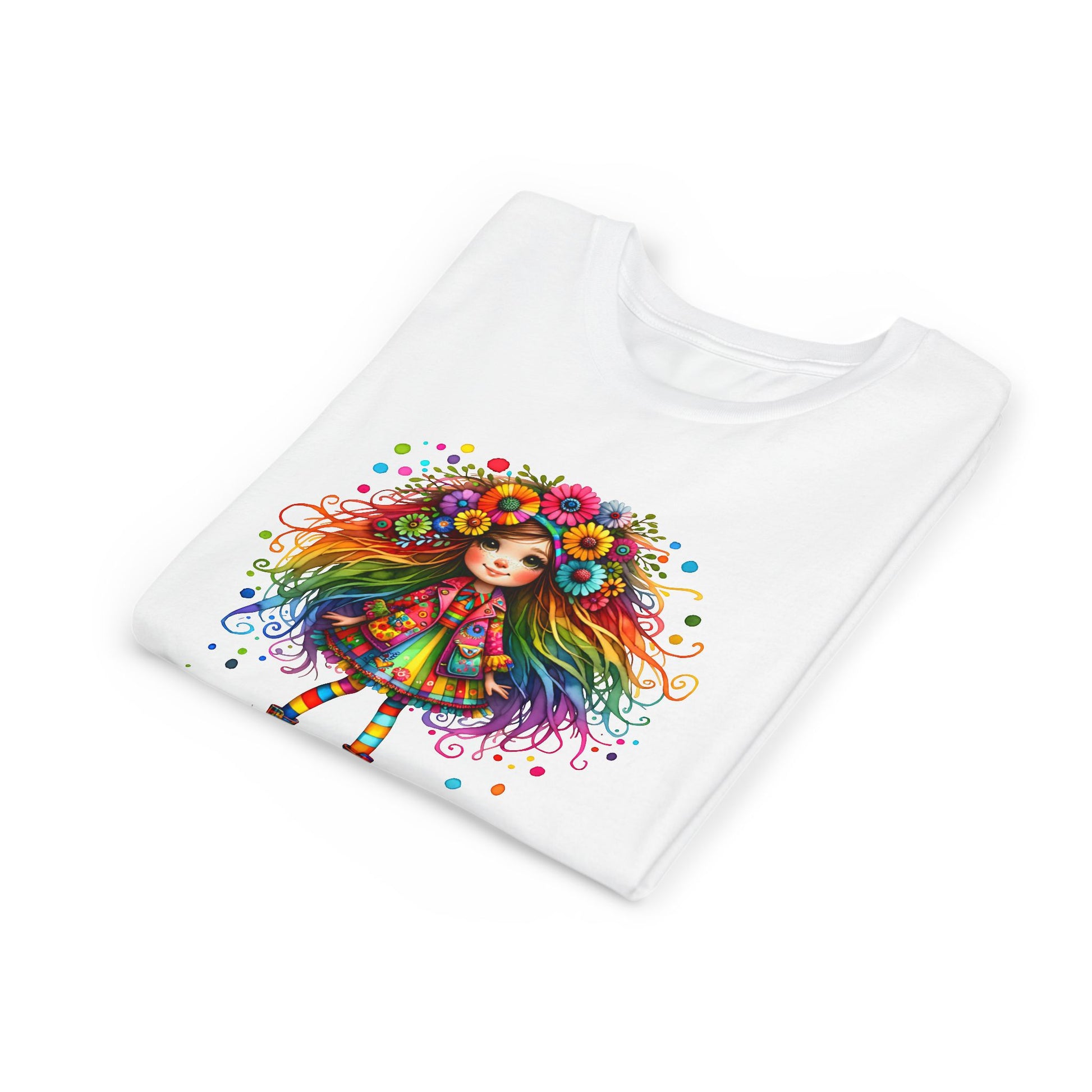 Whimsical Flower Child Youth Tee