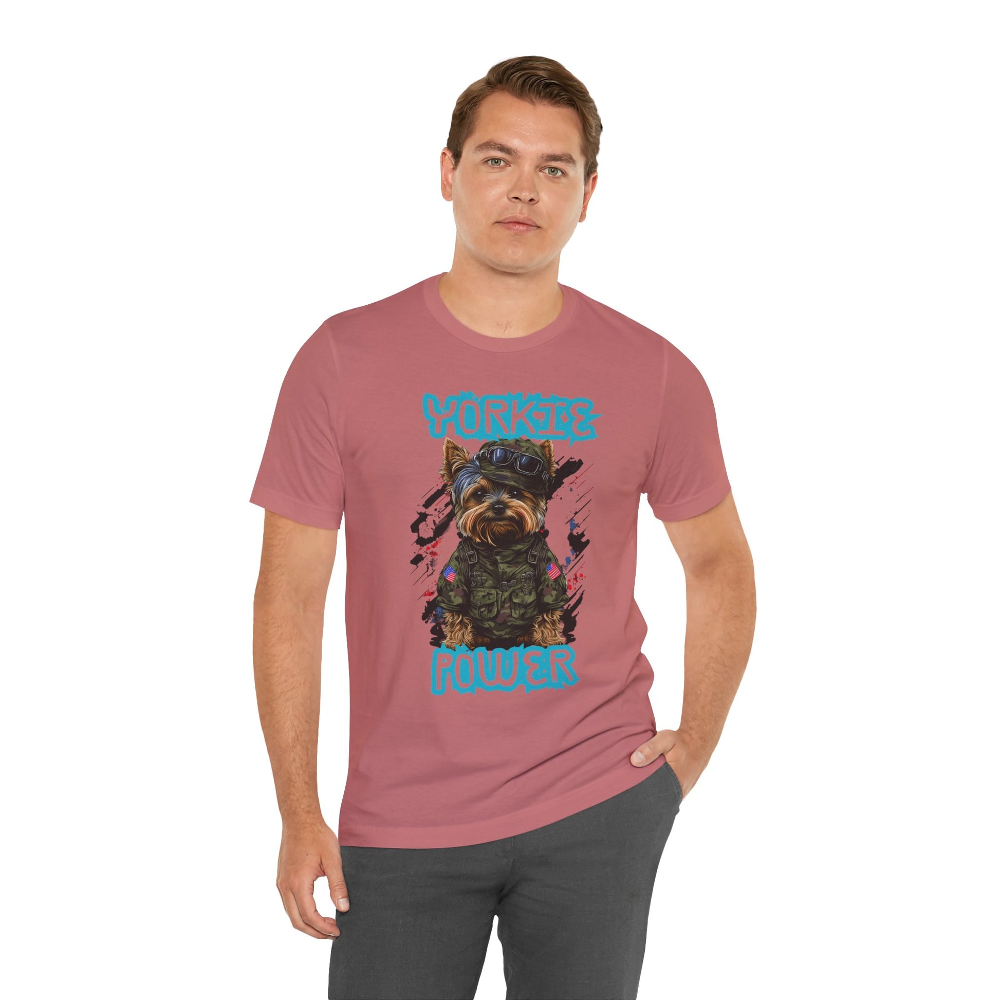 Yorkie Power Unisex Tee