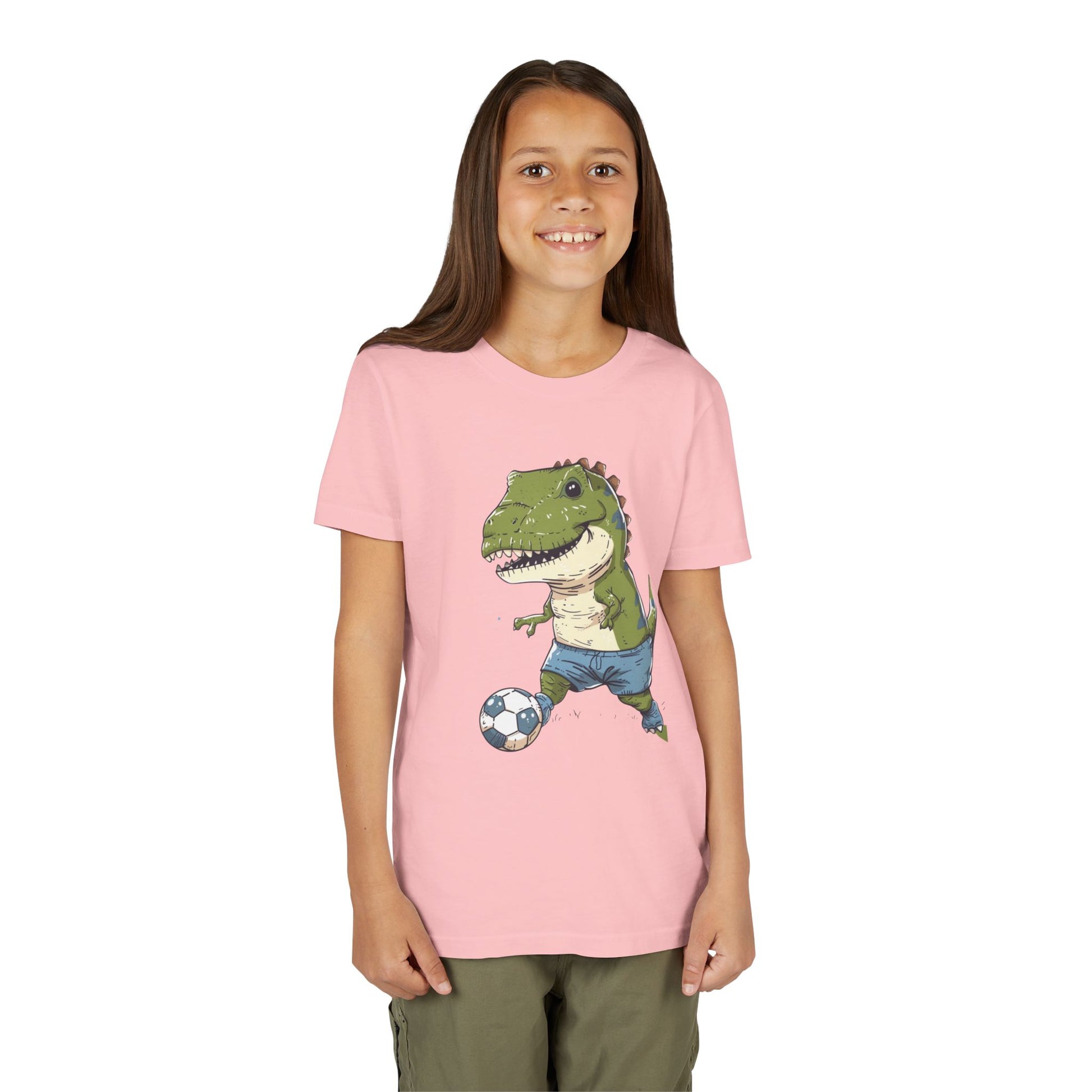 Dinosaur Soccer Youth Tee