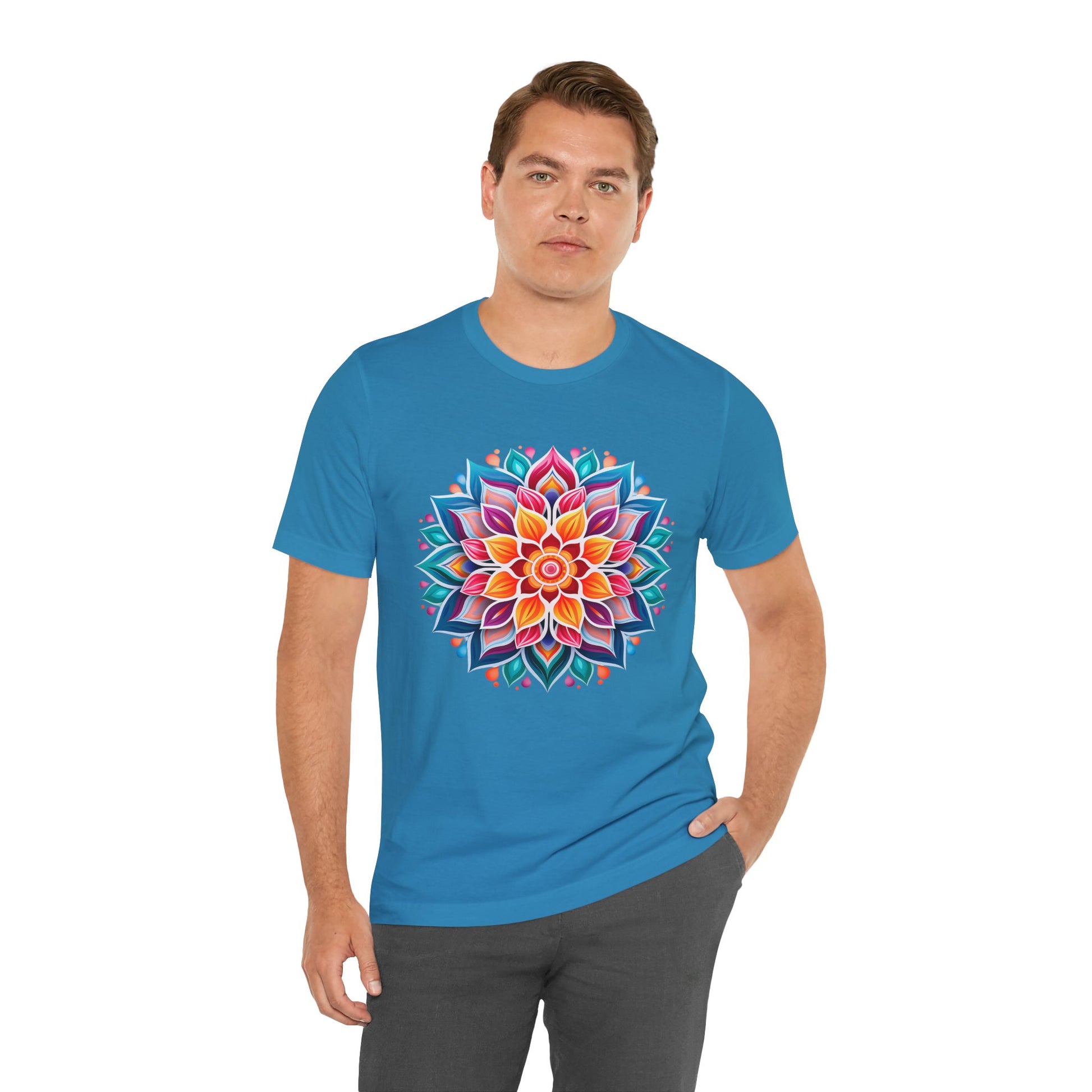 Vibrant Mandala Graphic Tee