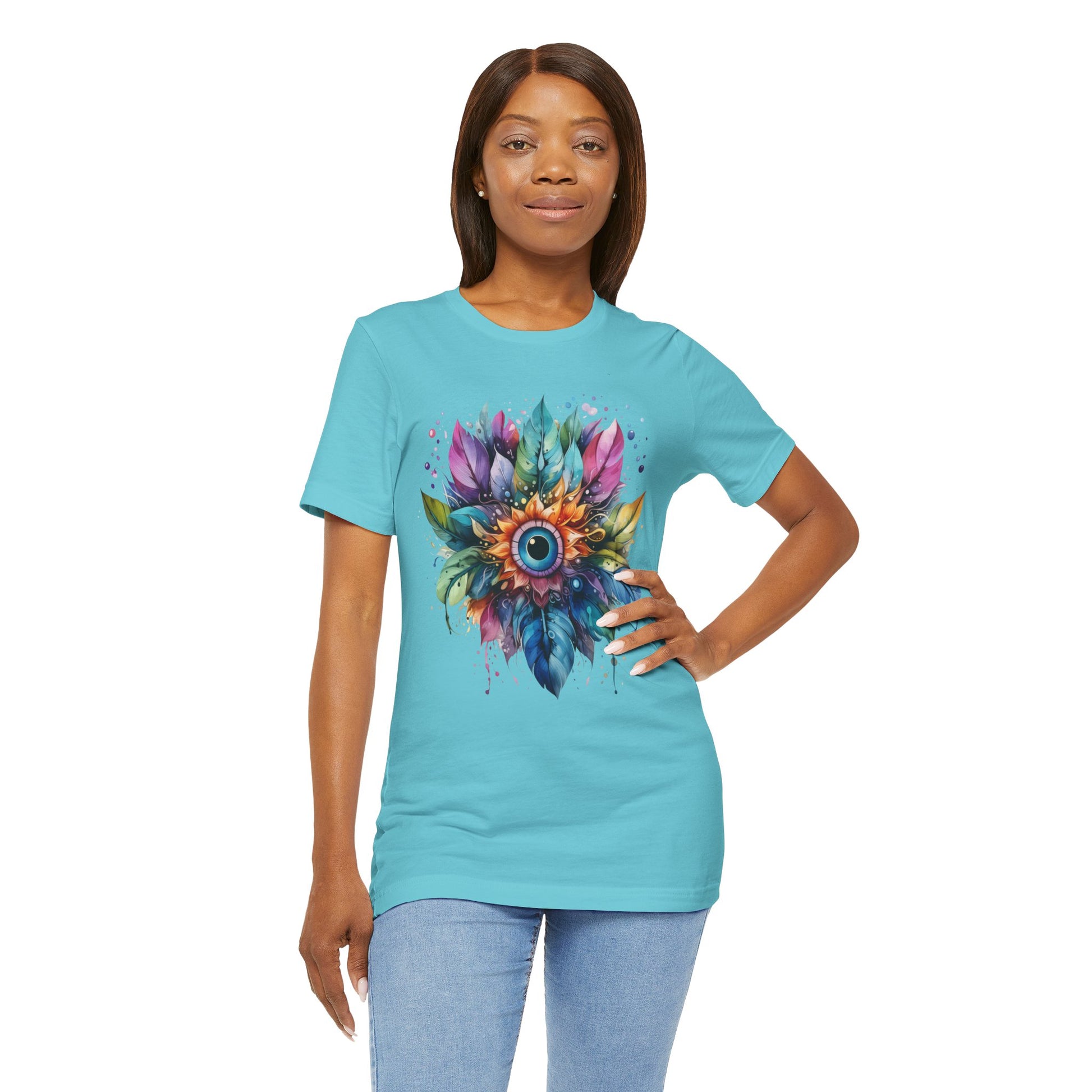 Colorful Eye Design Unisex Tee
