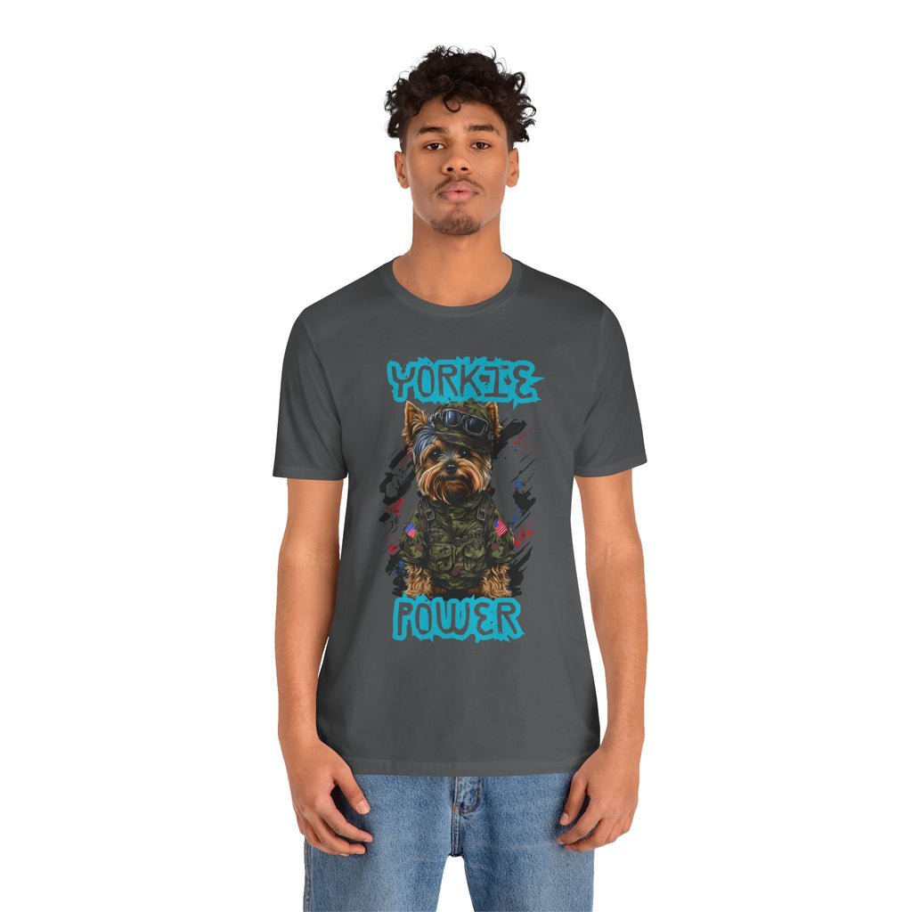 Yorkie Power Unisex Tee