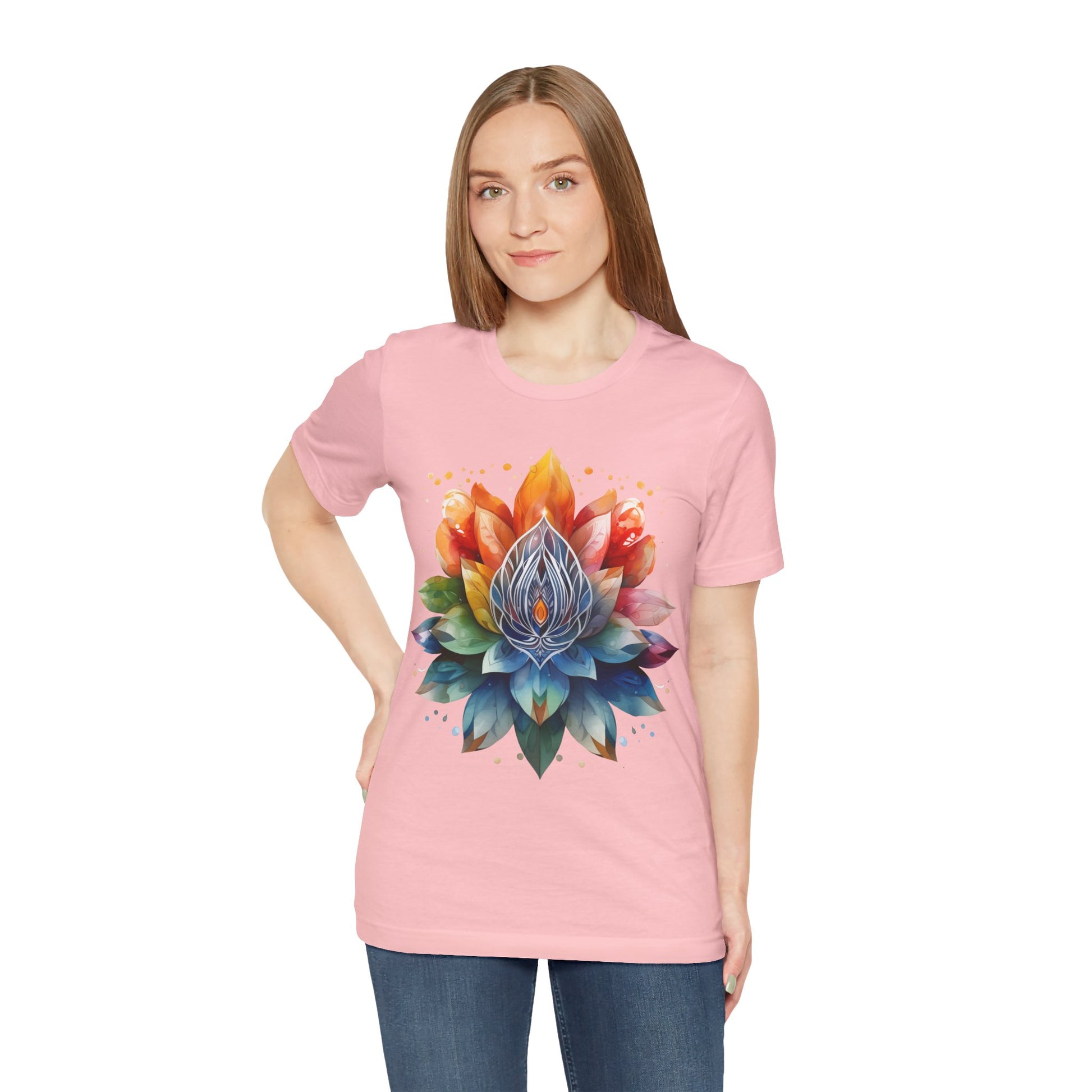 Colorful Lotus Flower T-Shirt
