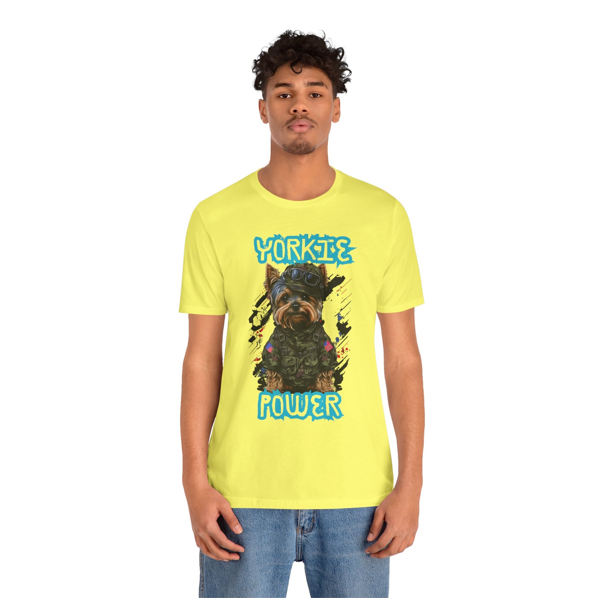 Yorkie Power Unisex Tee