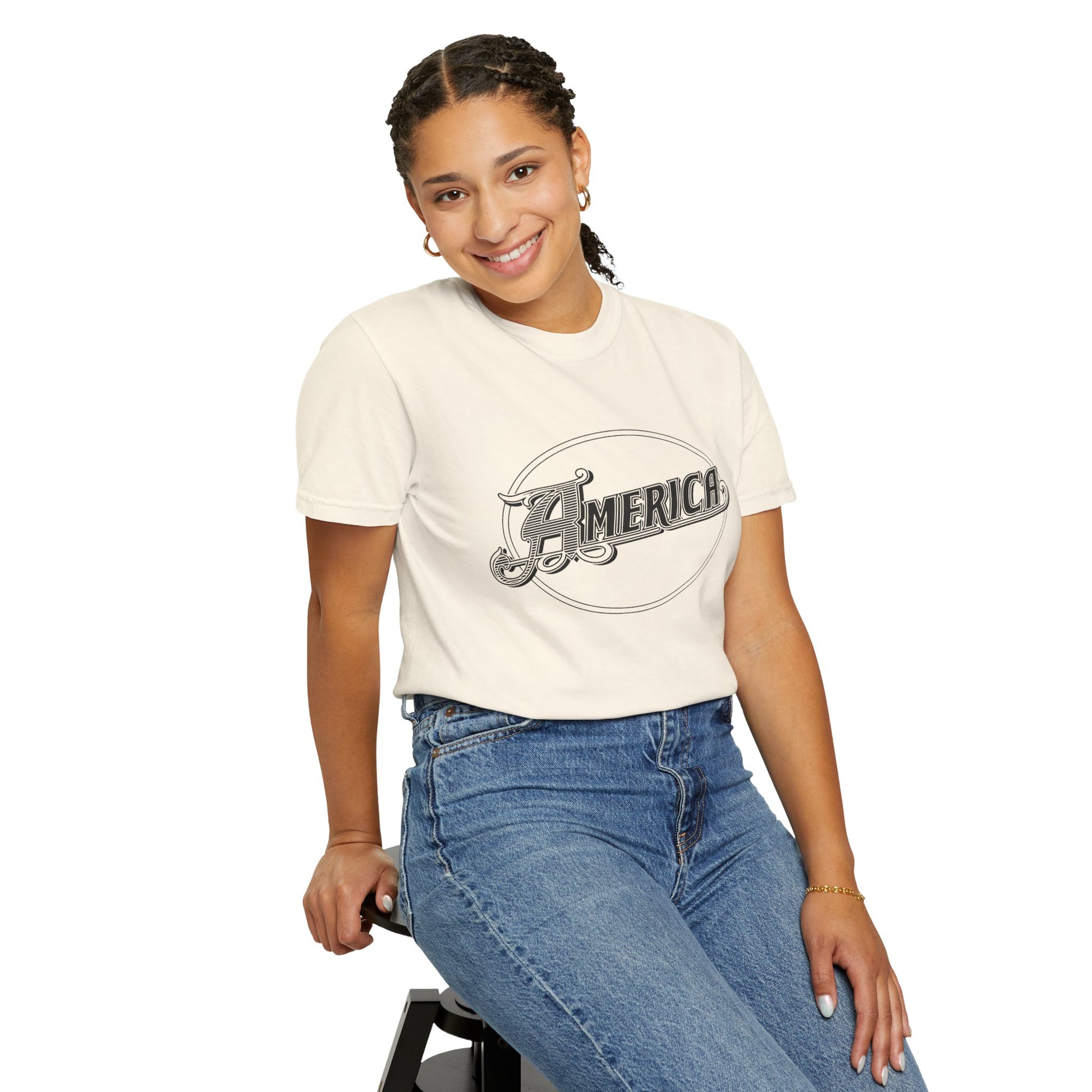 America Vintage Garment-Dyed T-Shirt