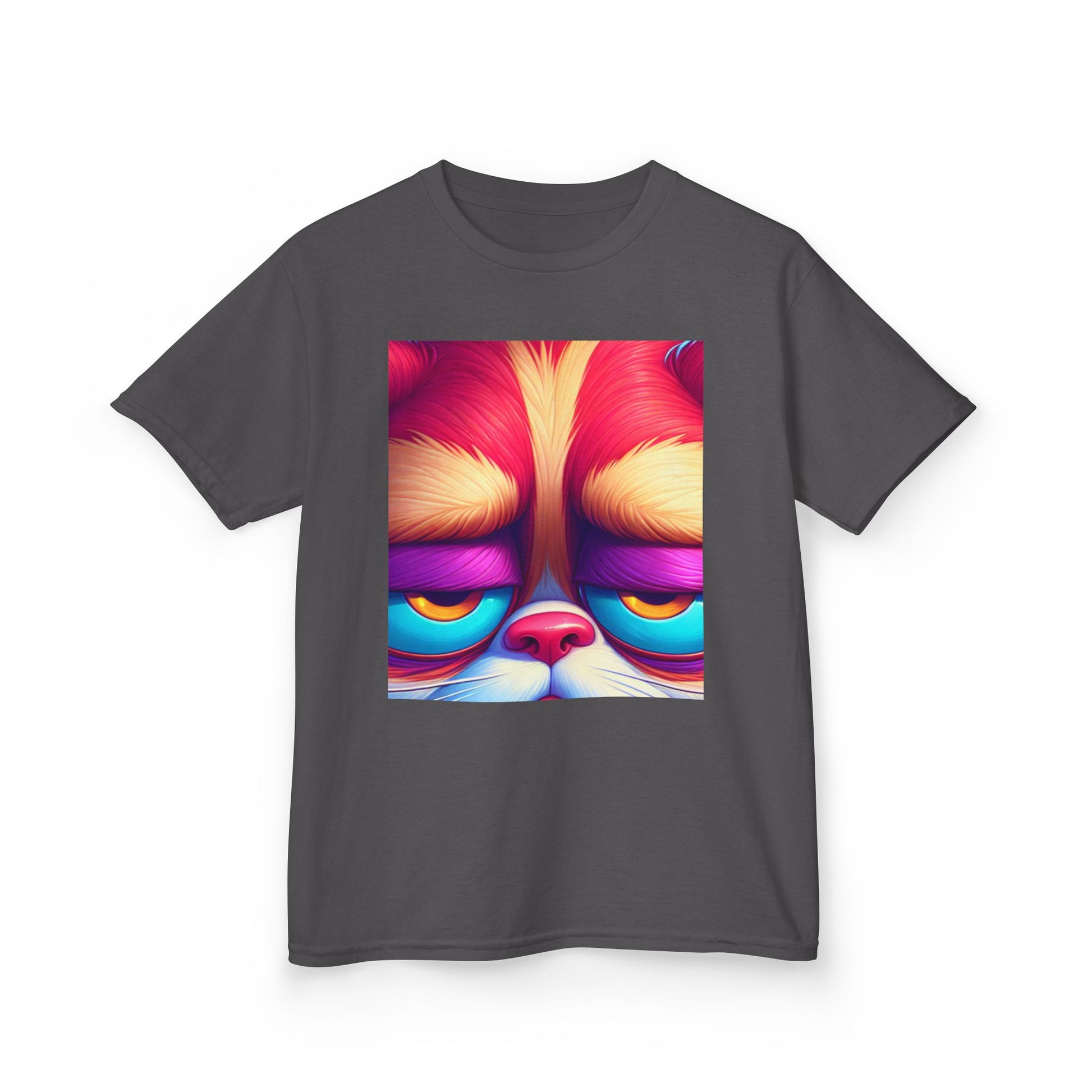 Colorful Grumpy Cat Kids Tee
