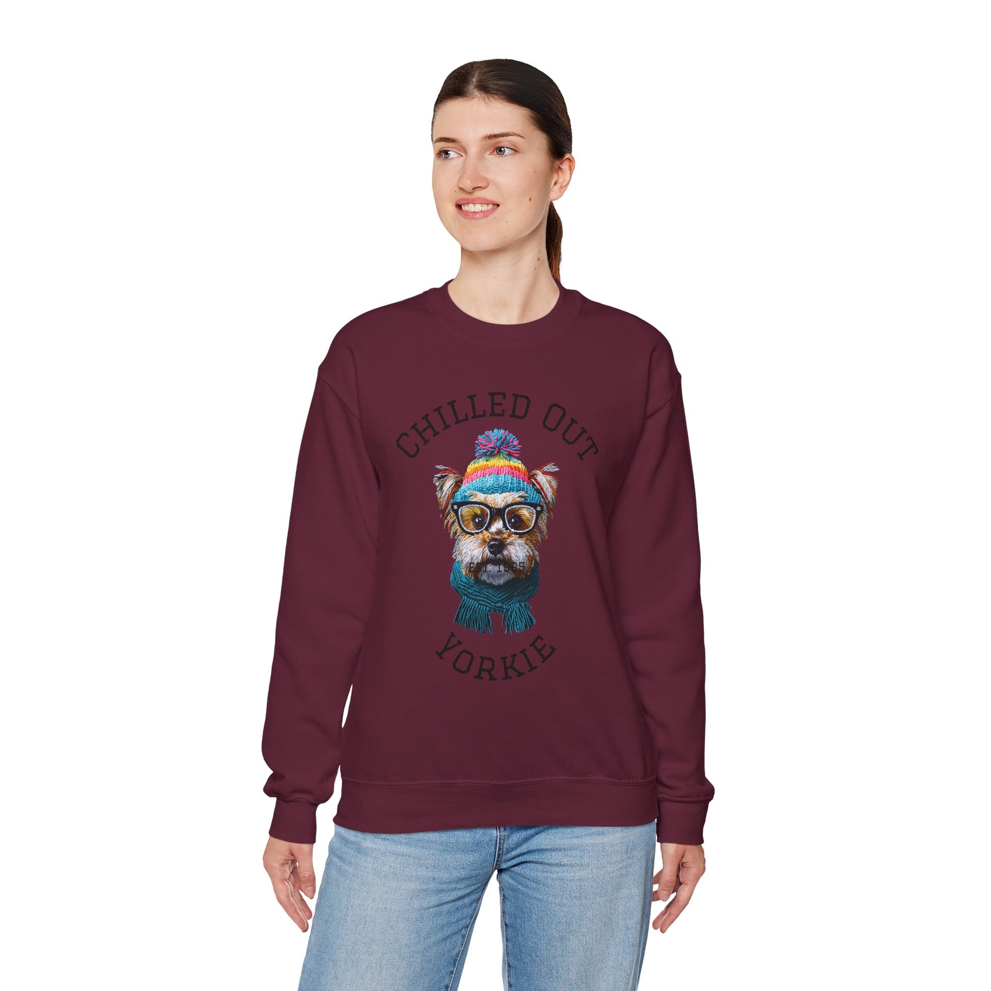 Chilled Out Yorkie Sweatshir